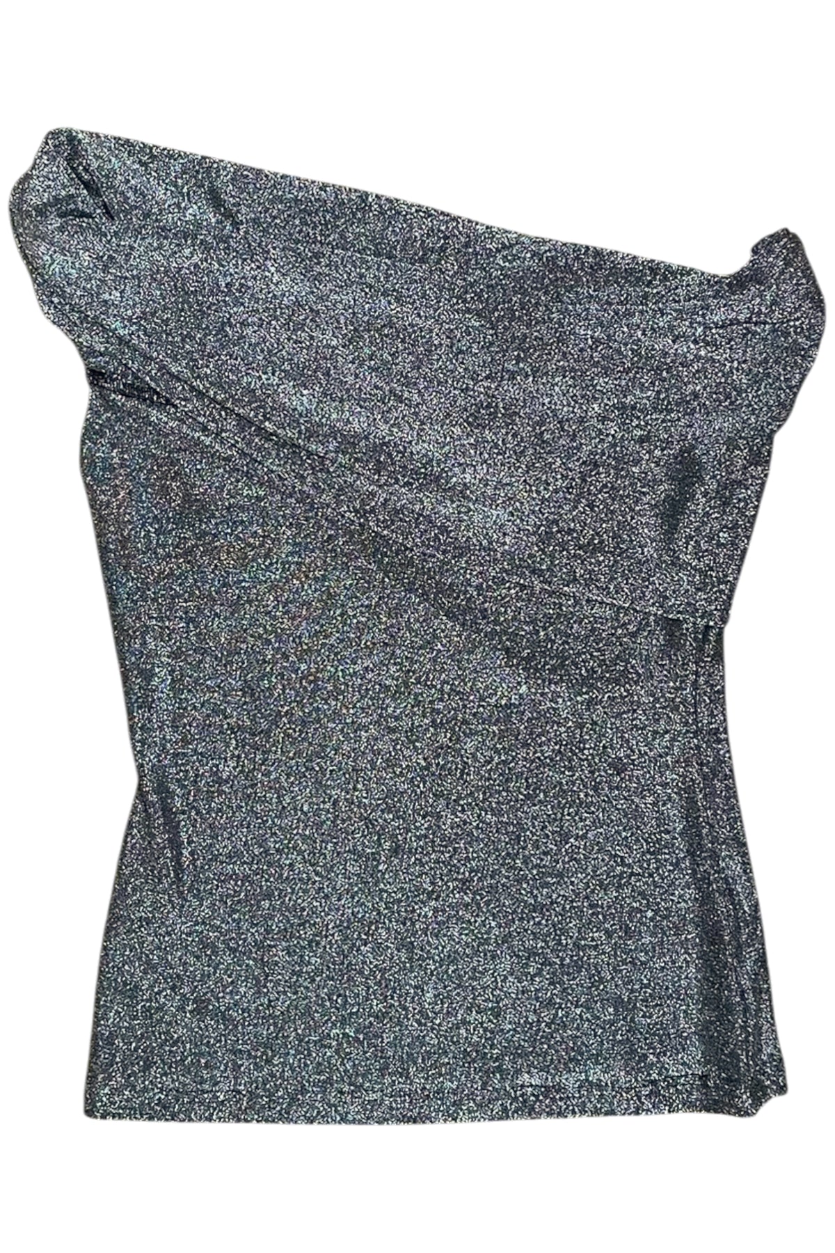 Glittery Off-The-Shoulder Top