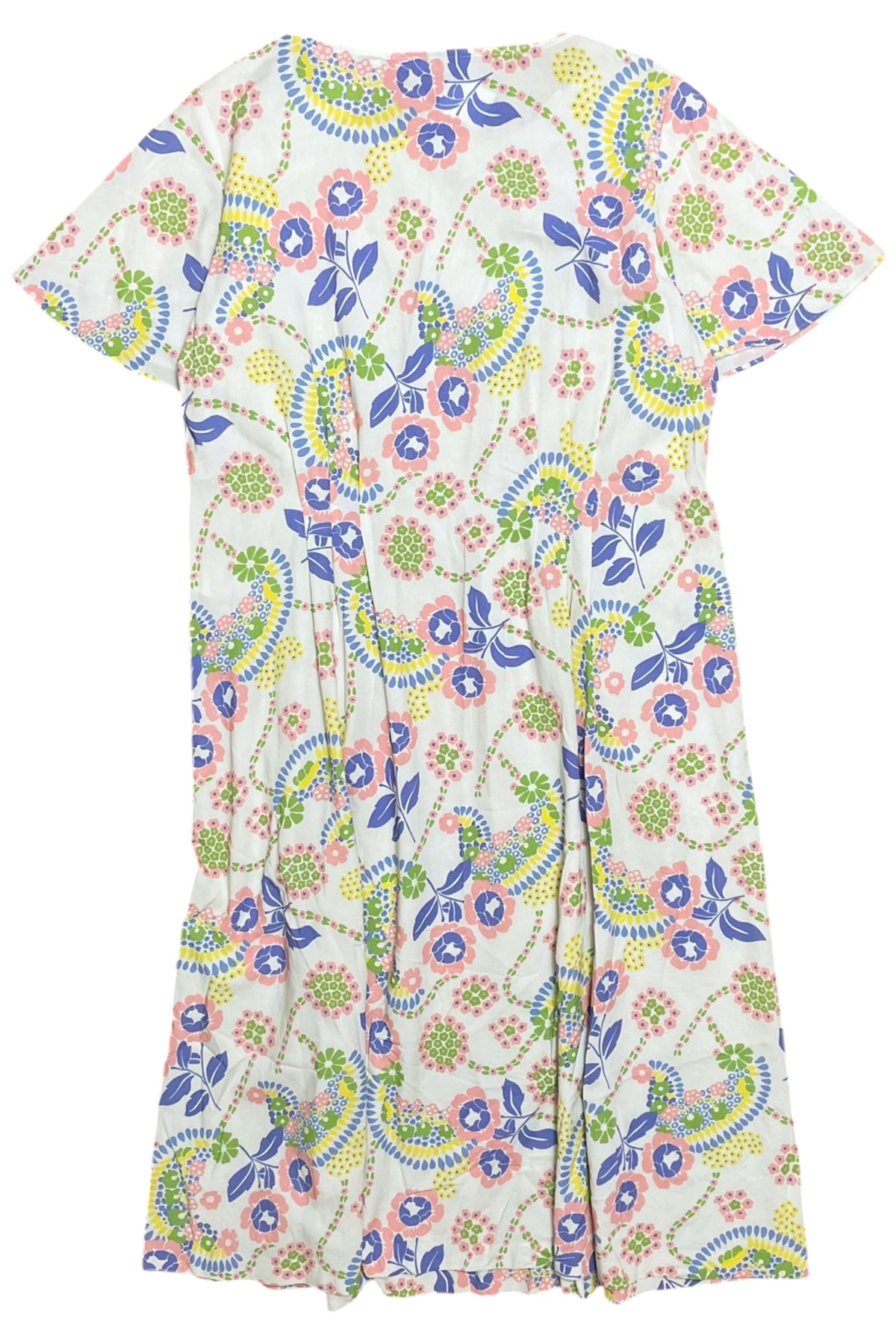 Floral Pleated Waist Dress