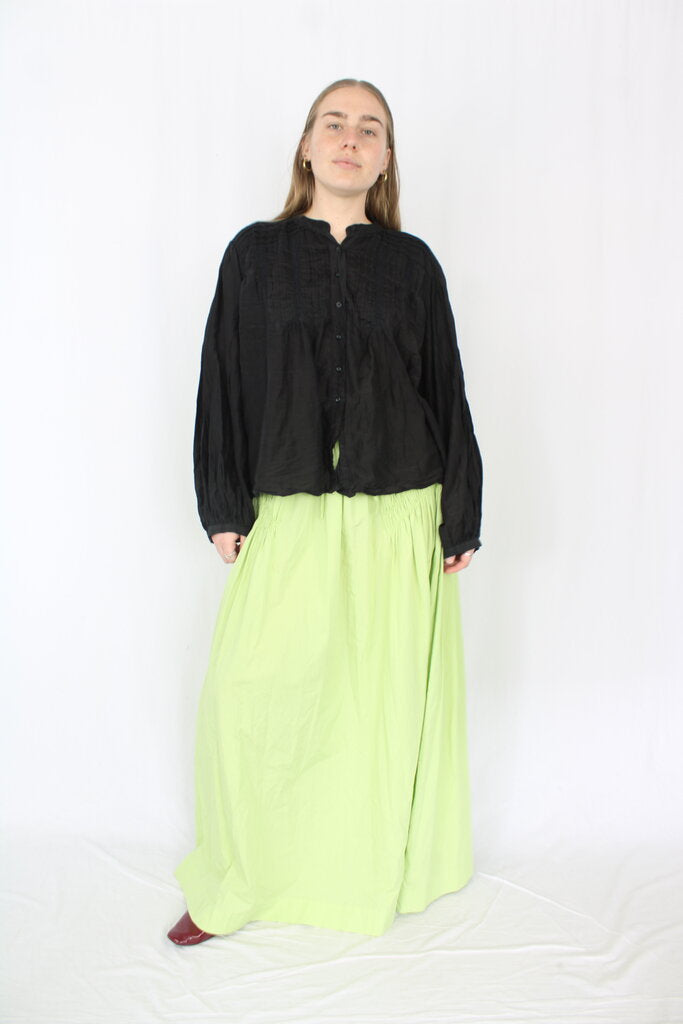 S/W/F - Gathered Green Skirt