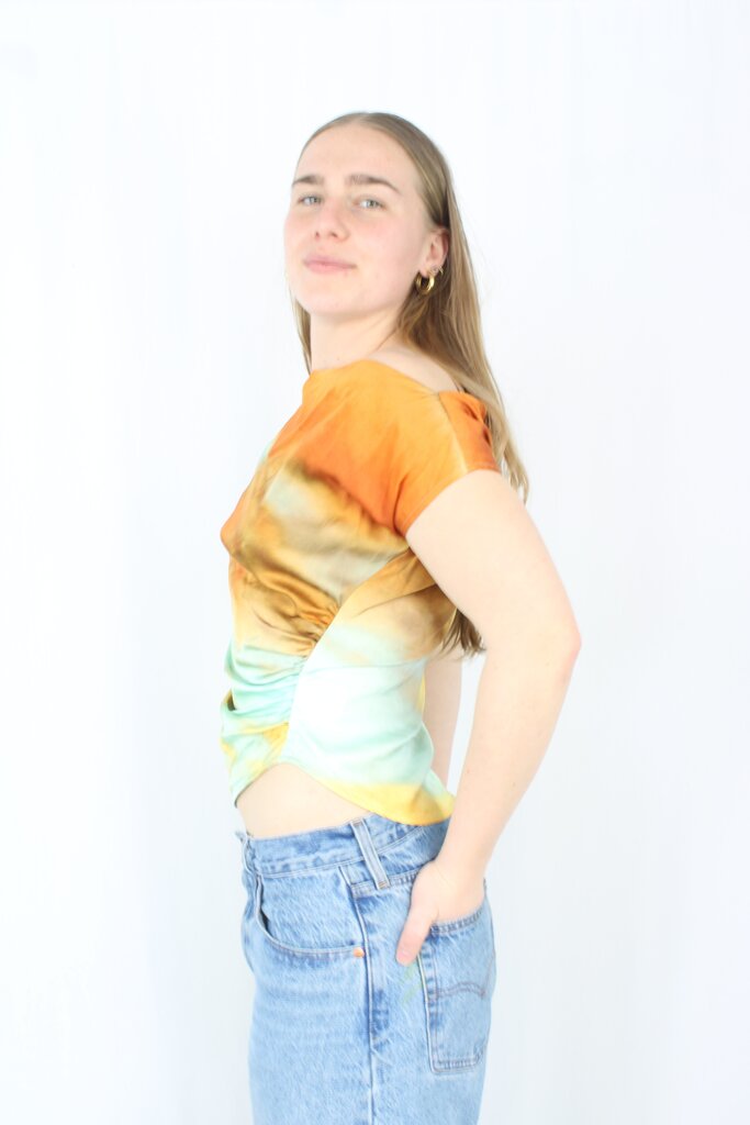 Towa - Asymmetrical Tie-Dye Top