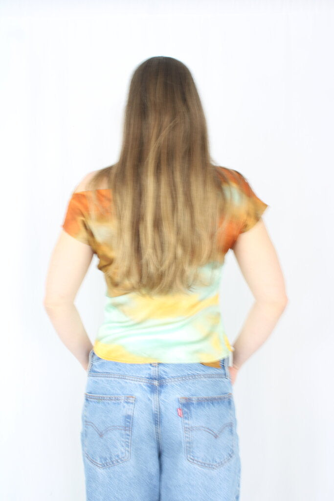 Towa - Asymmetrical Tie-Dye Top