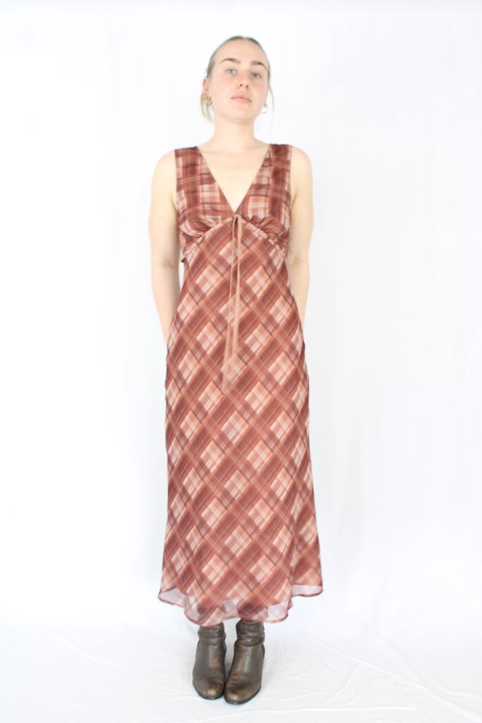 ASOS Design - Plaid Midi Dress