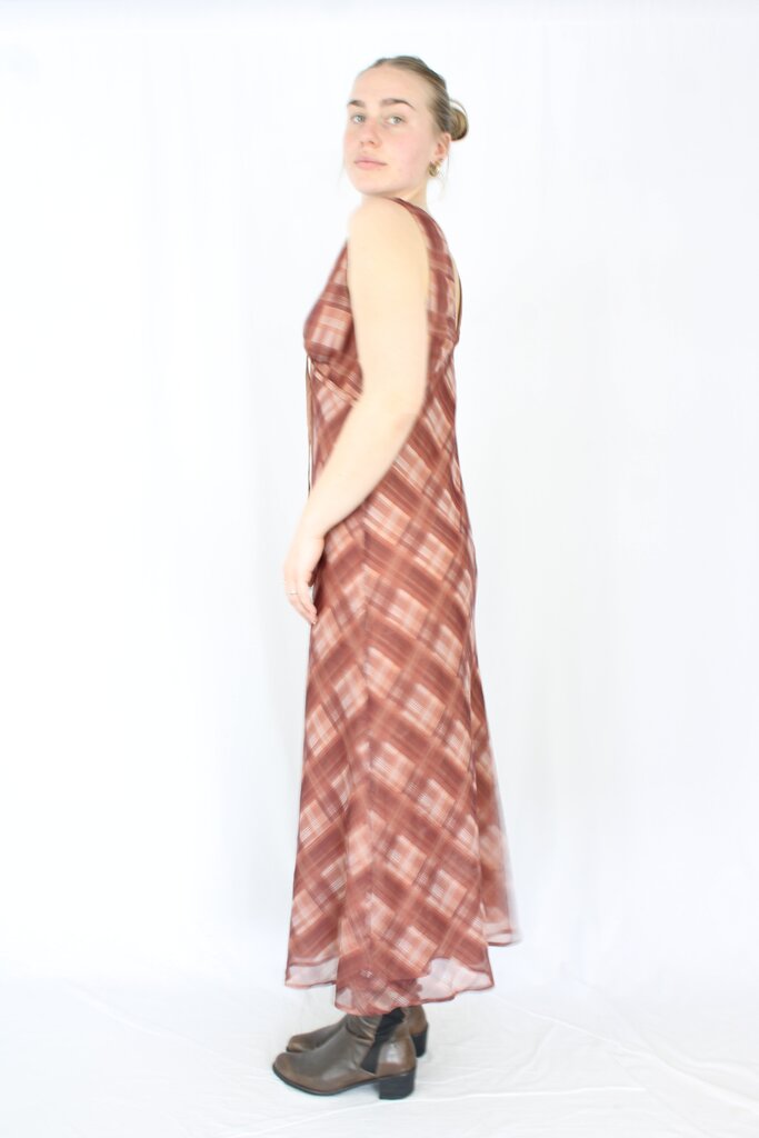 ASOS Design - Plaid Midi Dress