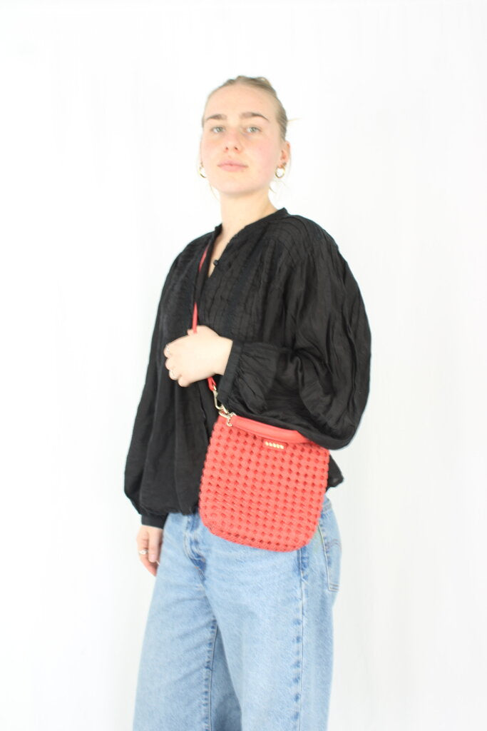 Saben - Red Woven Bag