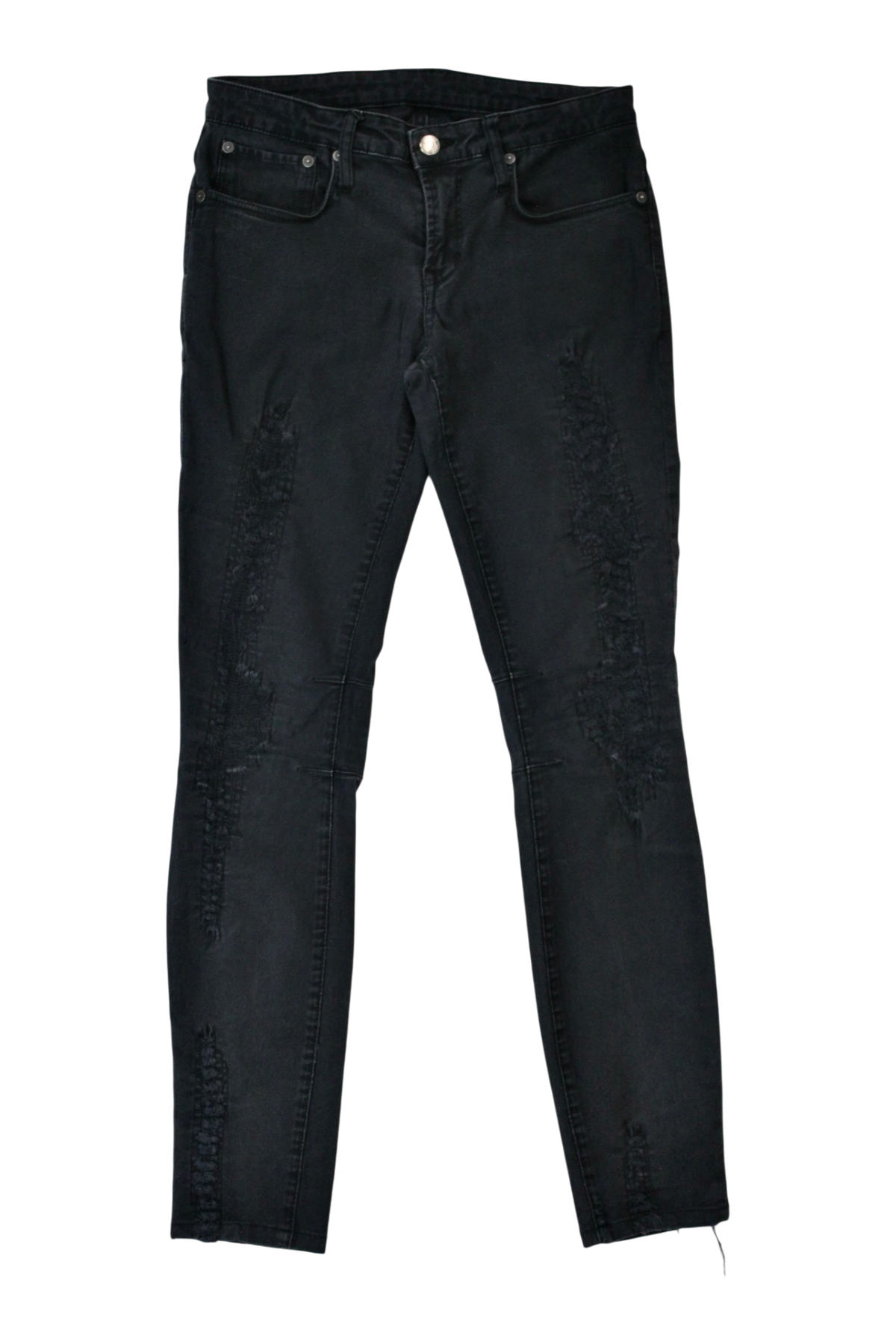 Helmut Lang - Distressed Skinny Jeans
