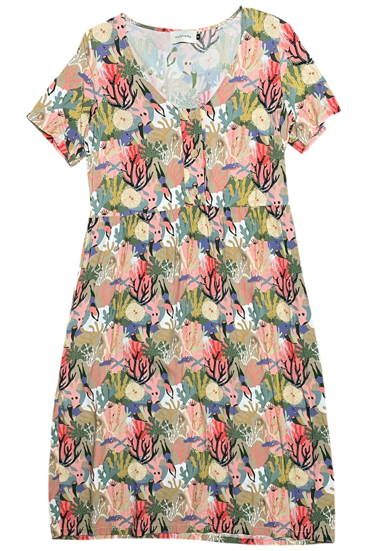 Malahierba - Catus Print Midi Dress