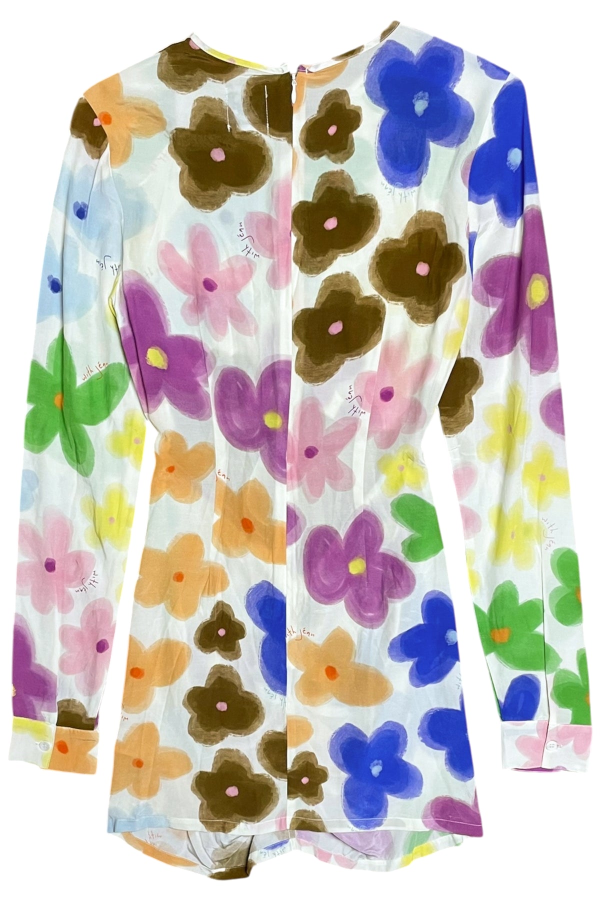 With Jean - Floral Mini Dress