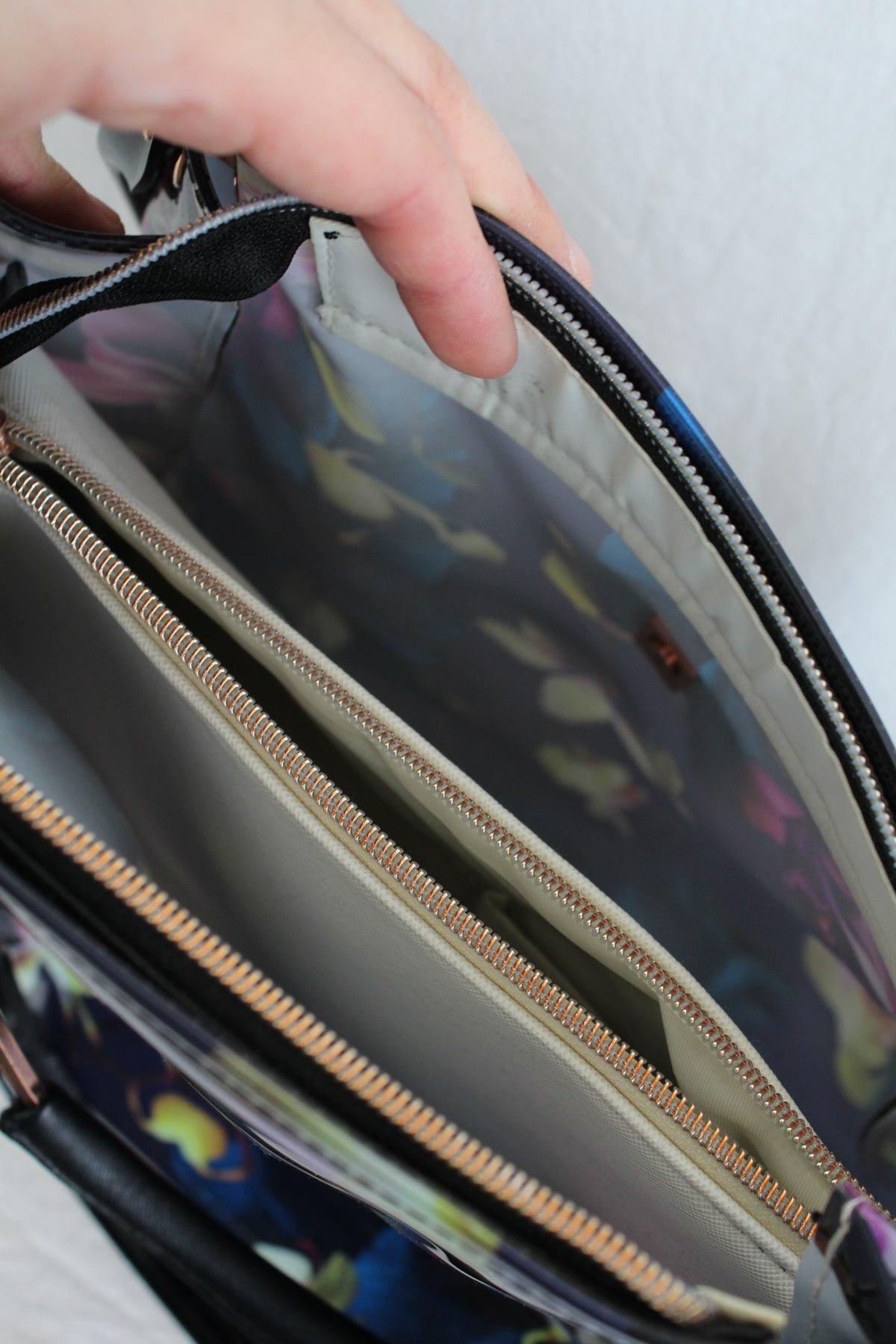 Ted Baker London - Glossy Floral Bag