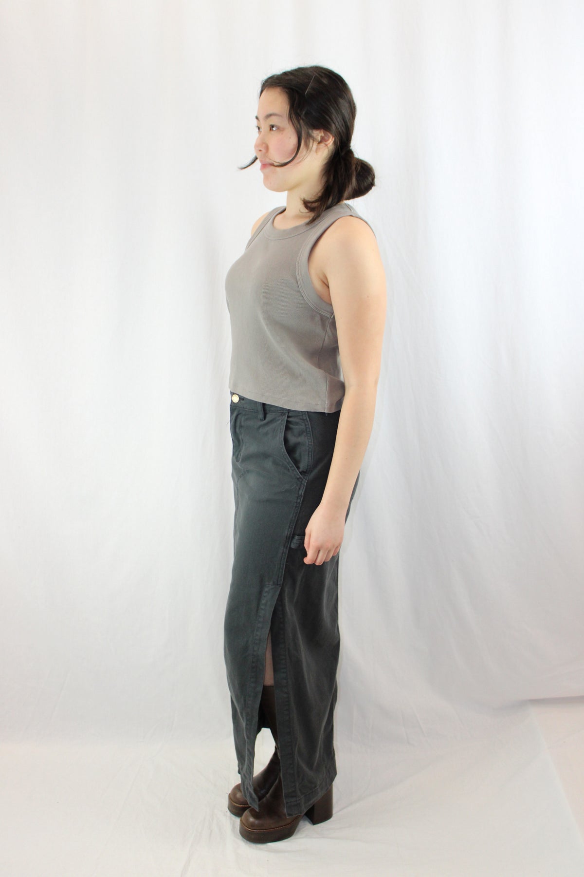 Thrills - Denim Maxi Skirt