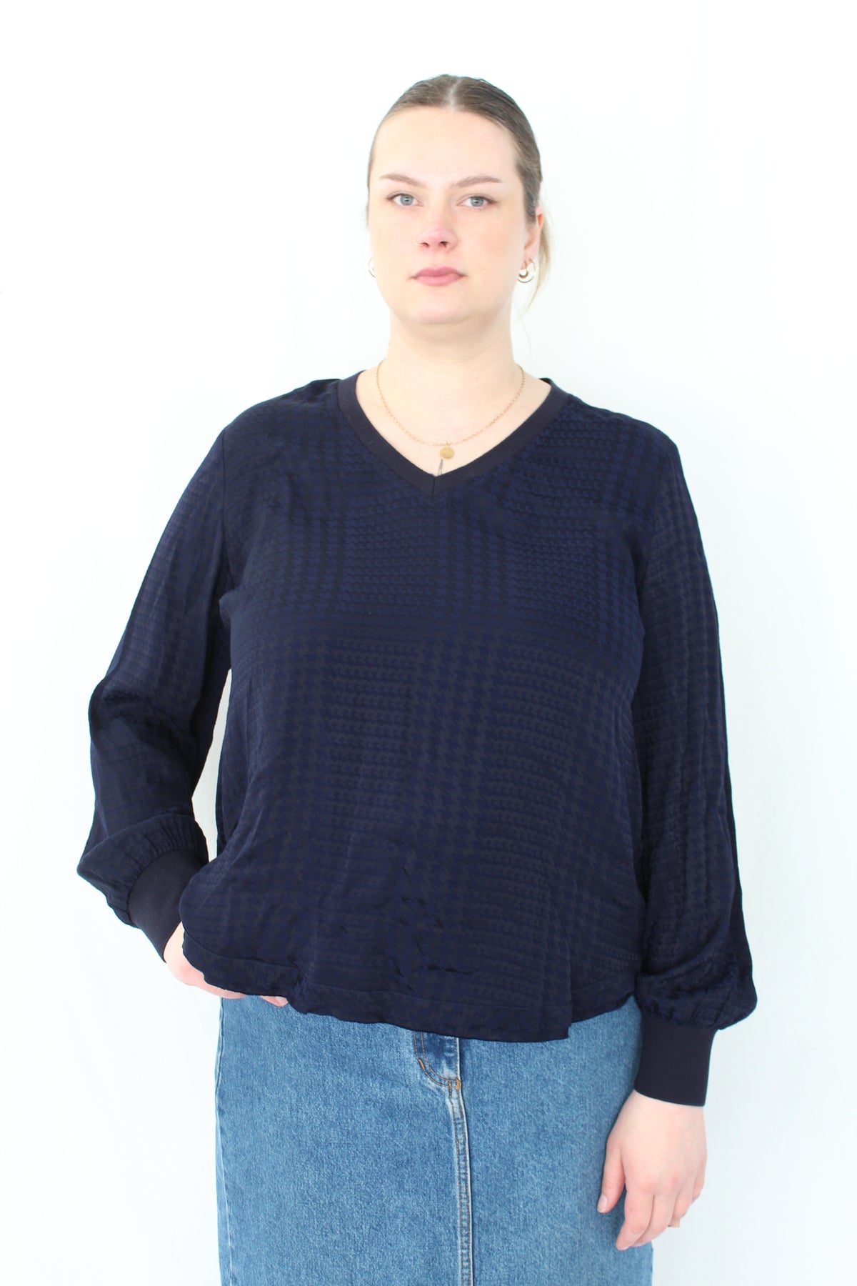 Madly Sweetly - Houndstooth Long Sleeve