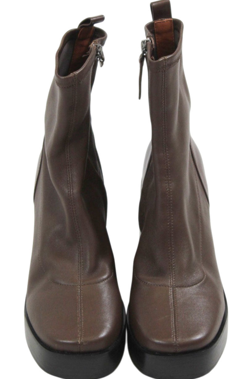 Bronwyn - Faux Leather Ankle Boots