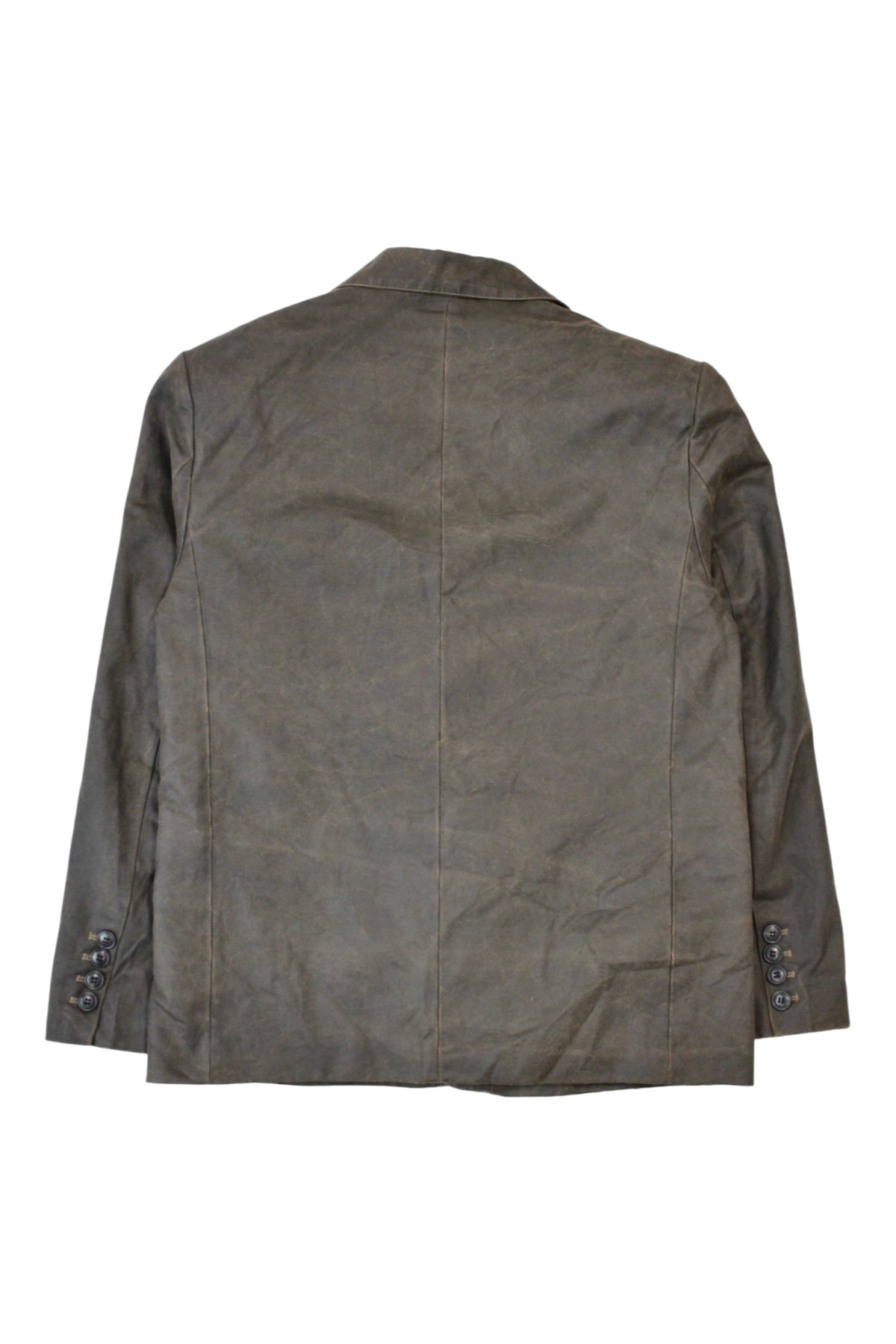 SUNONEONE - Faux Leather Blazer