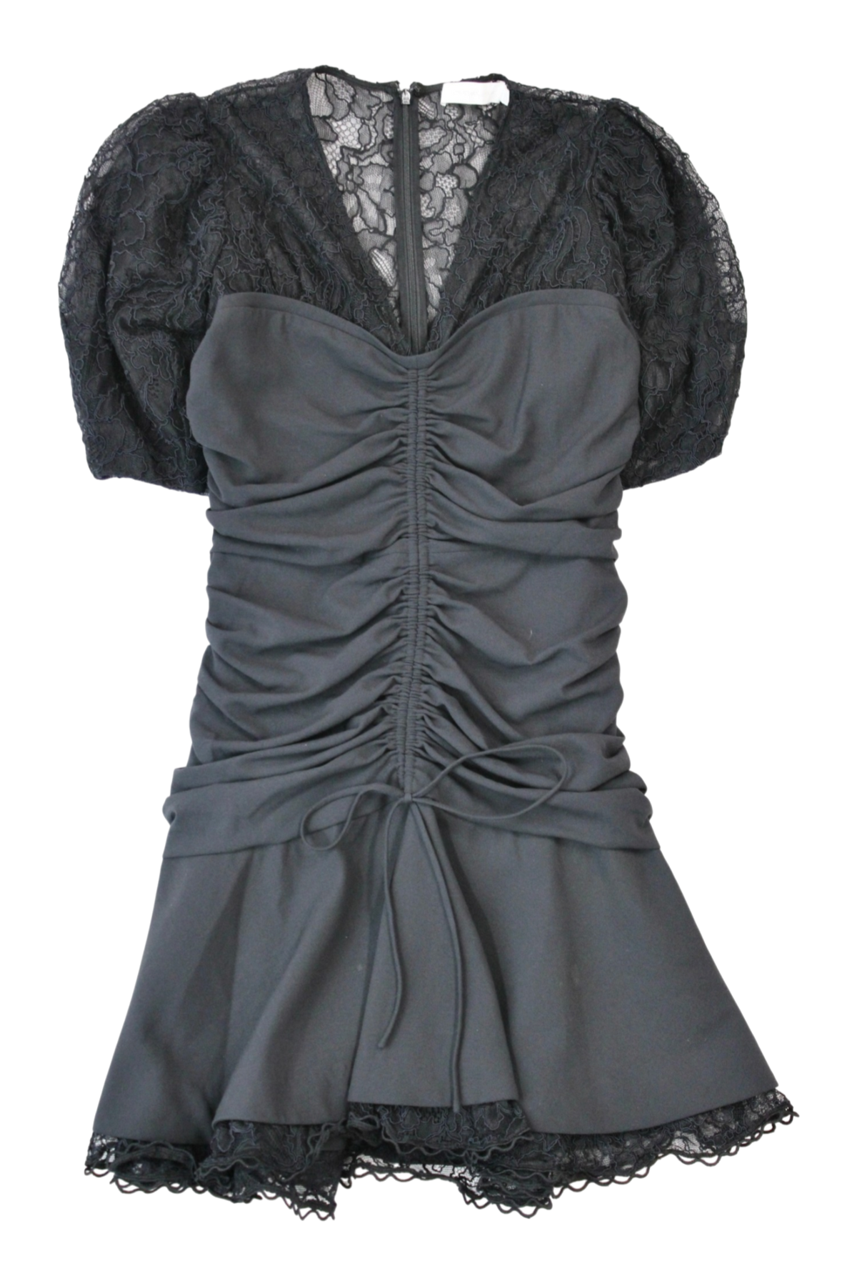 Jonathan Simkhai - Lace & Gather Mini Dress