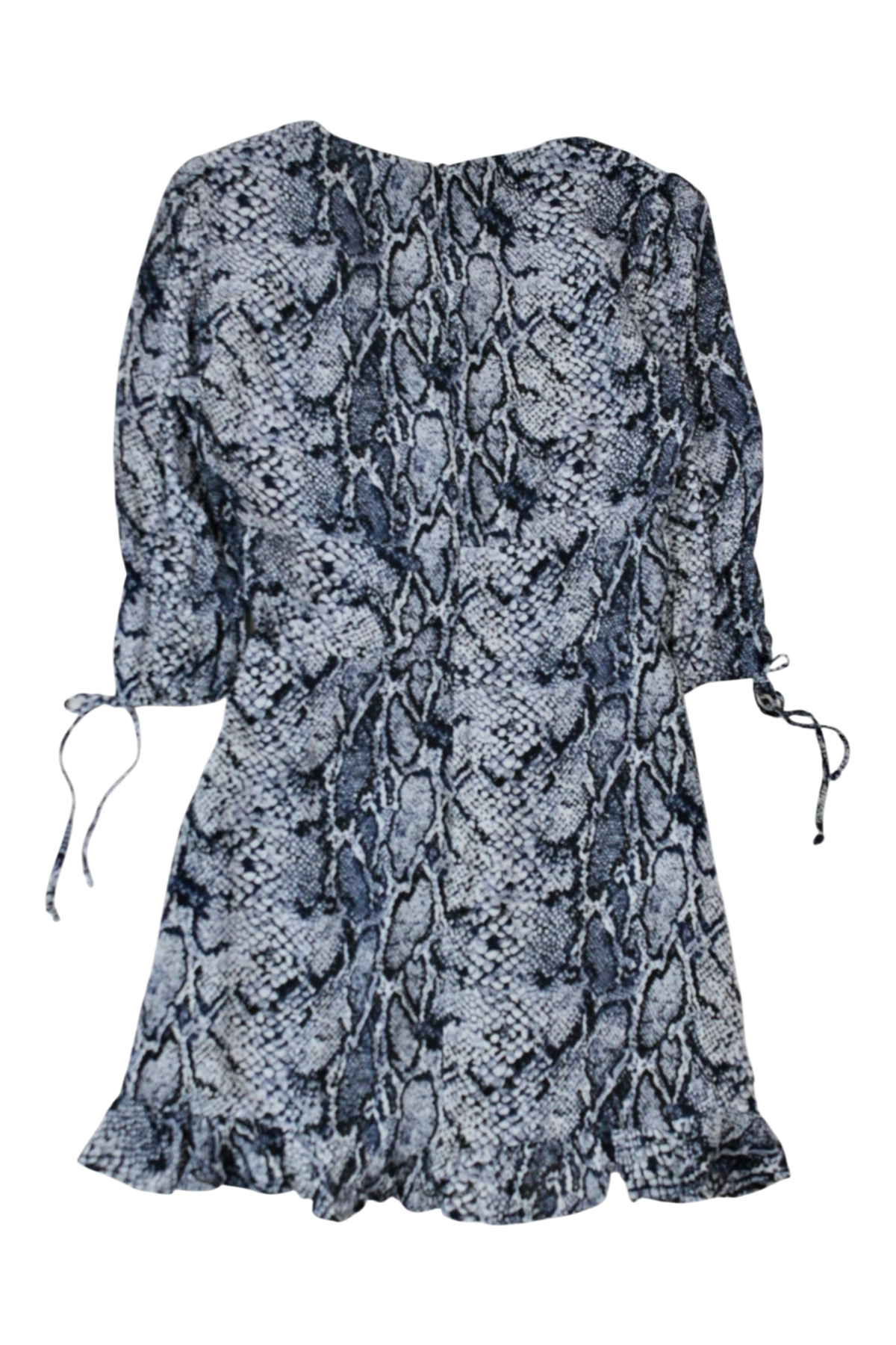 Reformation - Snake Print Mini Dress