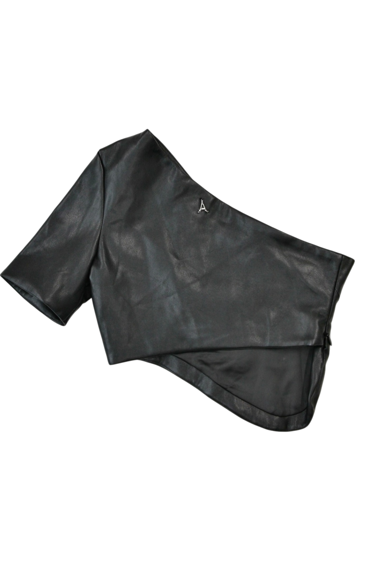 Maniere De Voir - Faux Leather Crop
