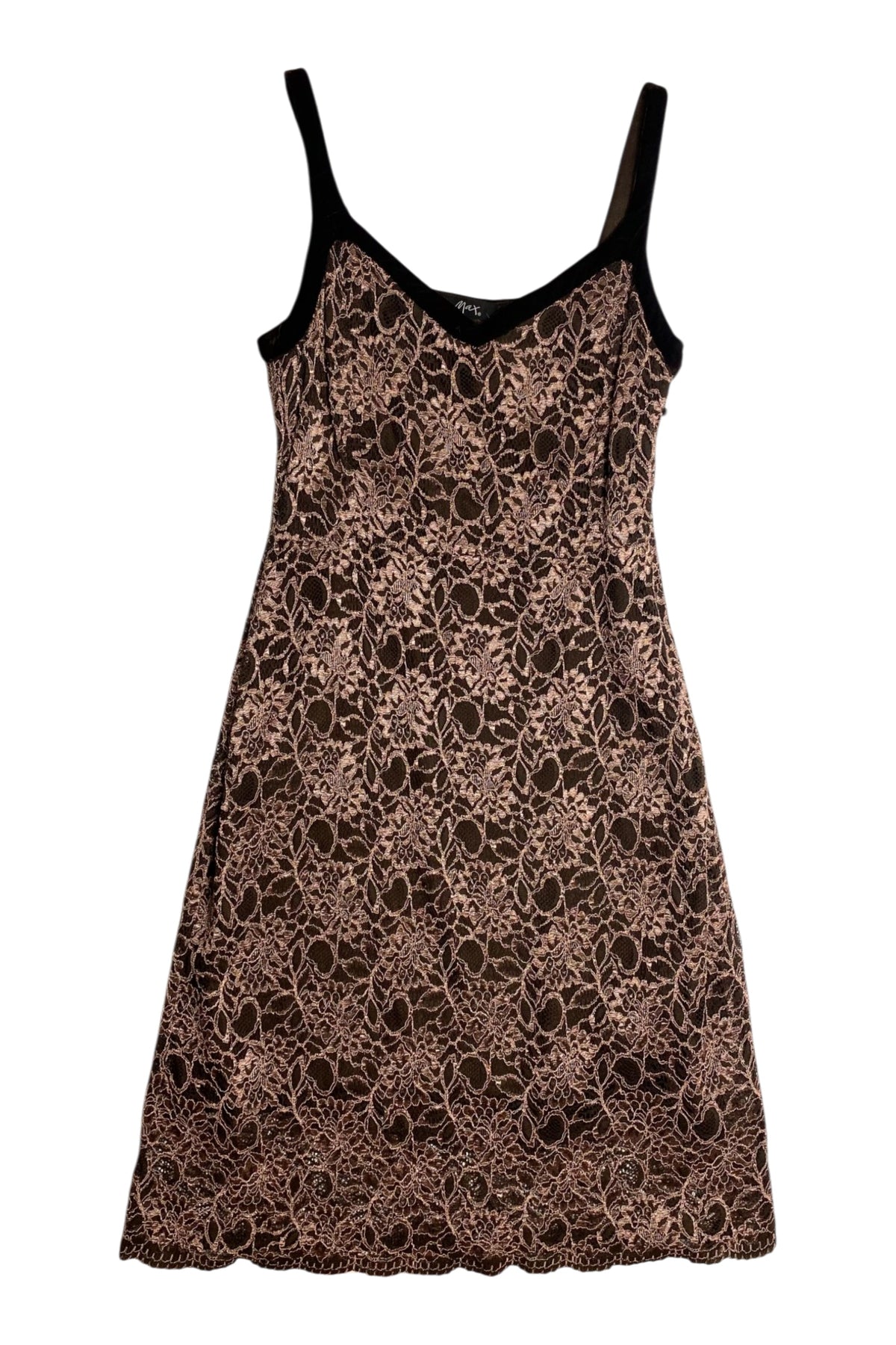 Max- Velvet & Lace Midi Dress
