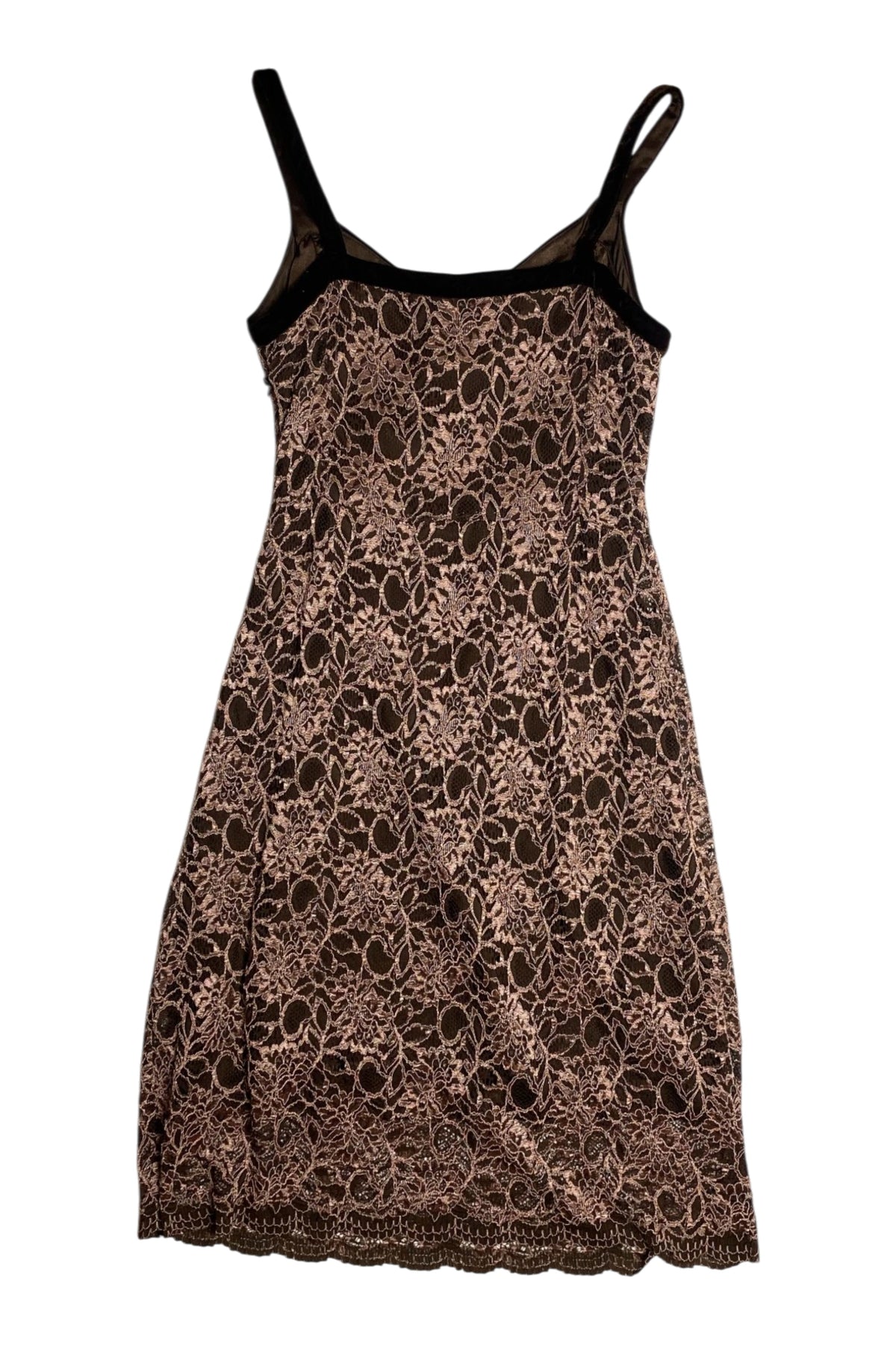 Max- Velvet & Lace Midi Dress