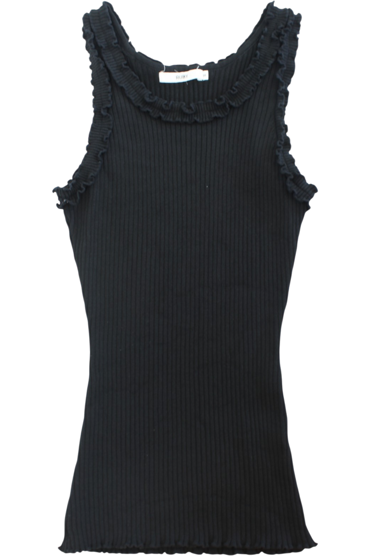 Ruby - Black Lollo Ruffle Tank