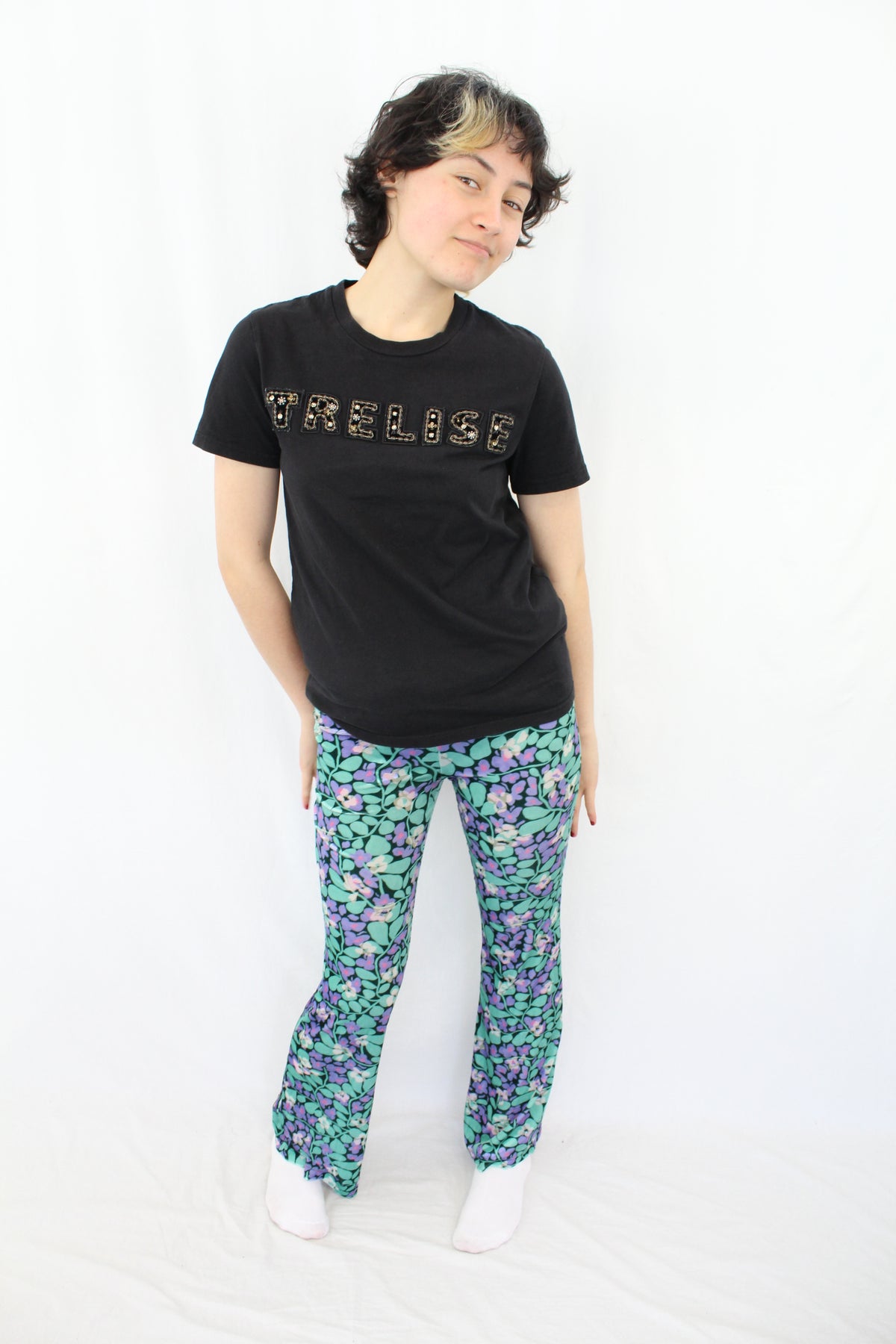 Gorman - Floral Velvet Flares