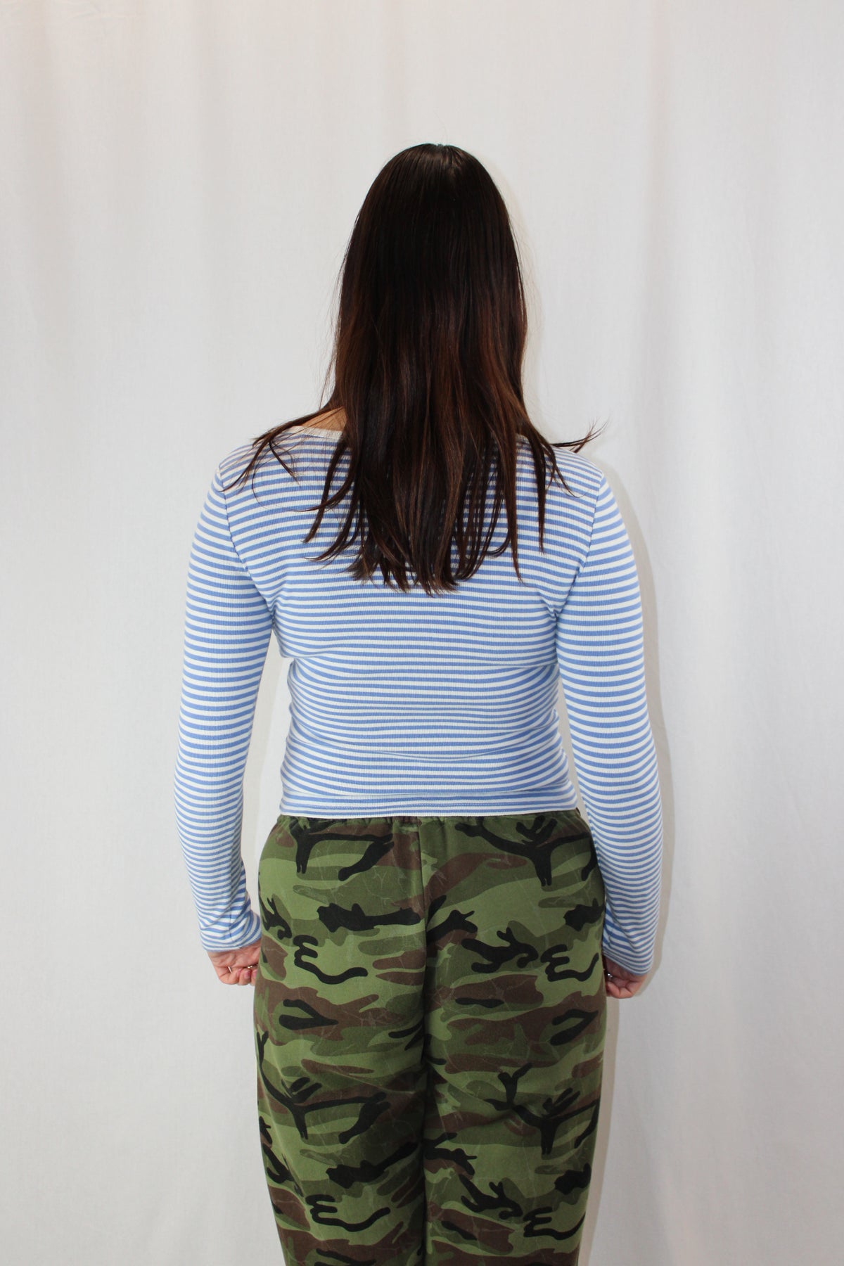 Locale - Striped Ribbed Top