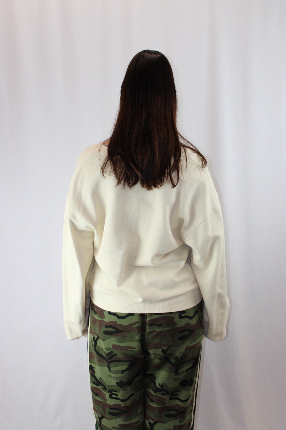 Agolde - V-Neck Balloon Sleeve Sweatshirt