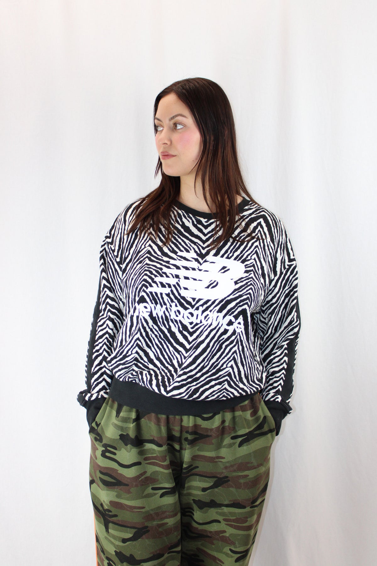 New Balance - Animal Print Sweatshirt