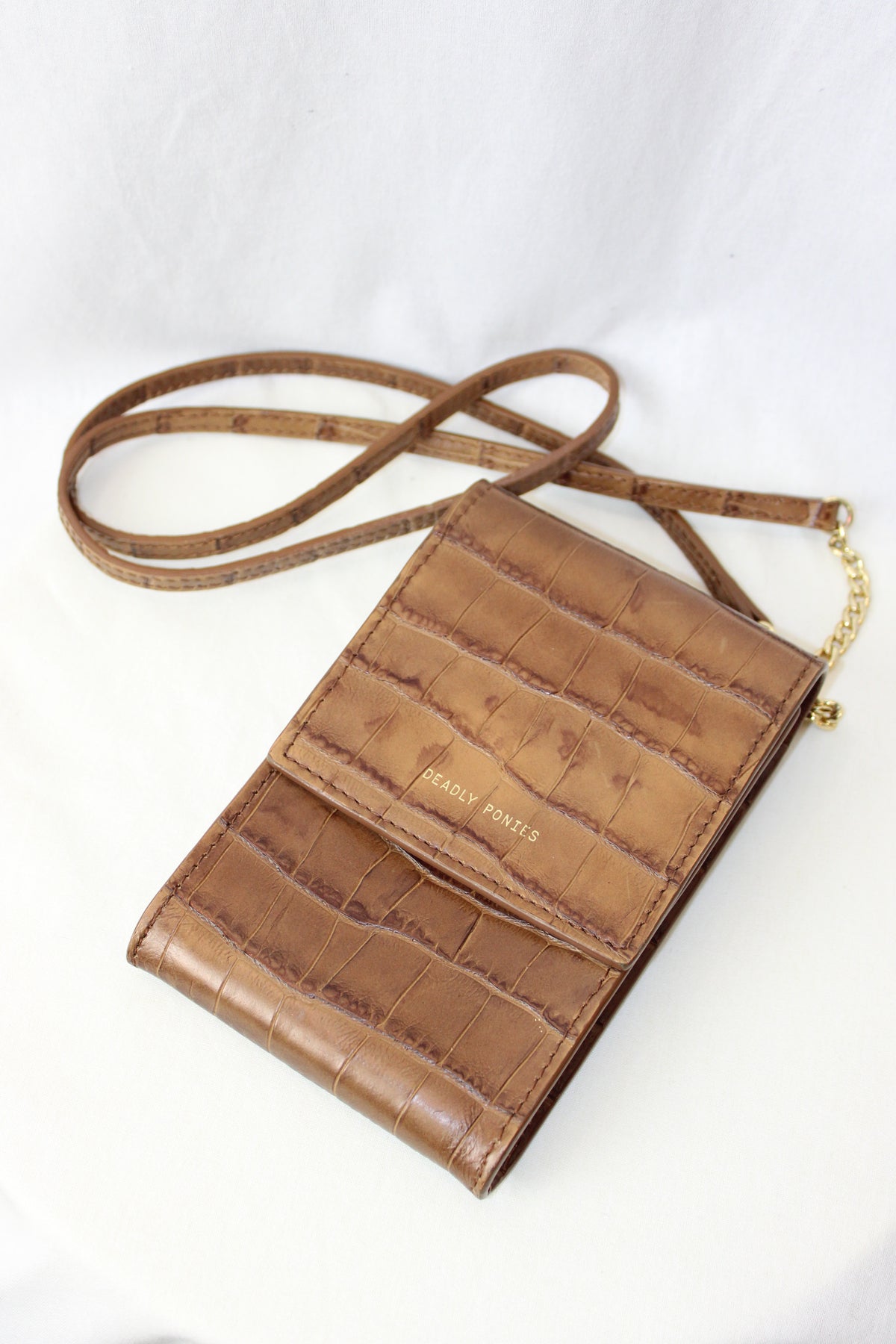 Deadly Ponies - "Poucheroo Leather Strap" Bag