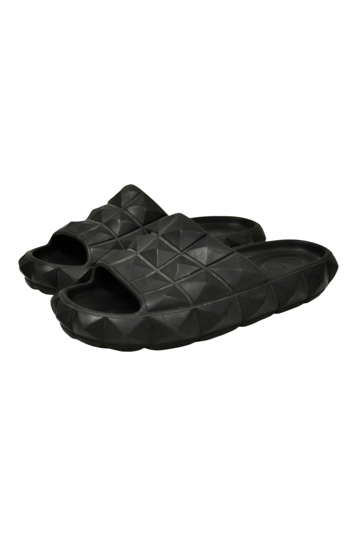 Valentino - Rock-Stud Rubber Slides