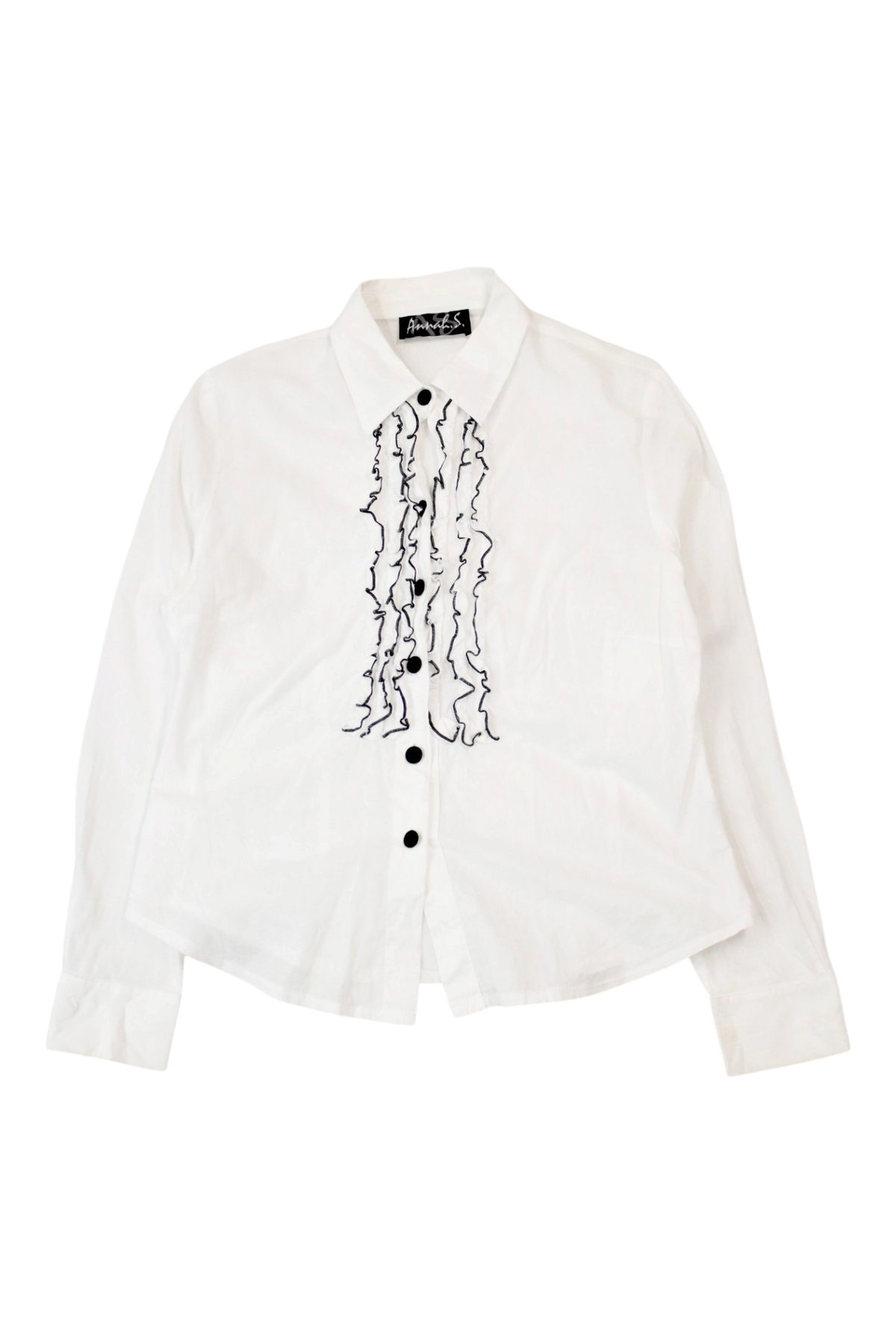 Annah S. - Ruffle Shirt