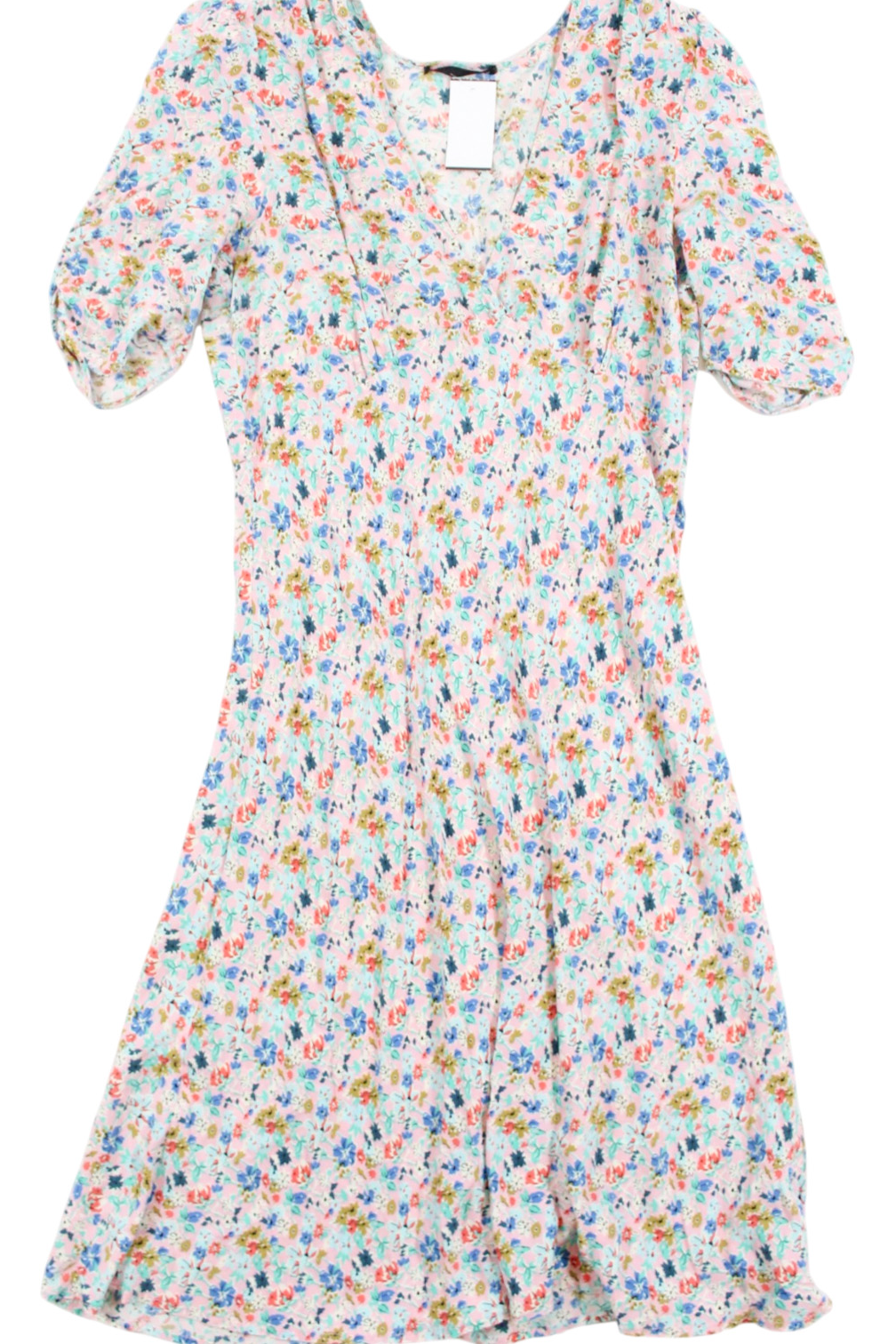 Helen Cherry - Short Sleeve Floral Midi Dress