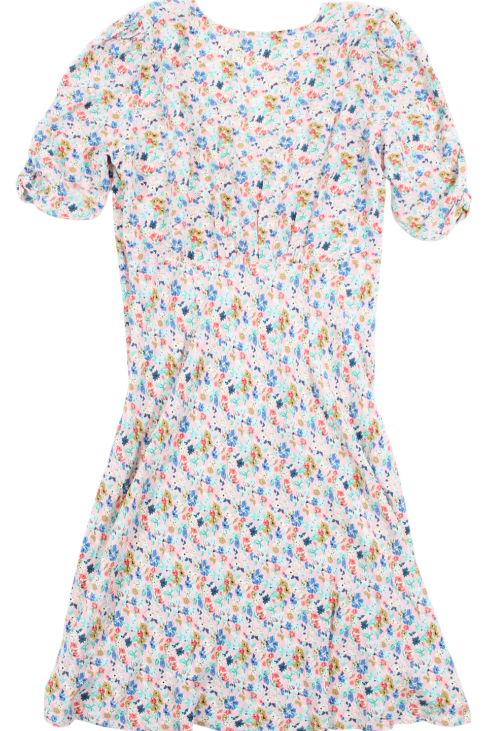 Helen Cherry - Short Sleeve Floral Midi Dress