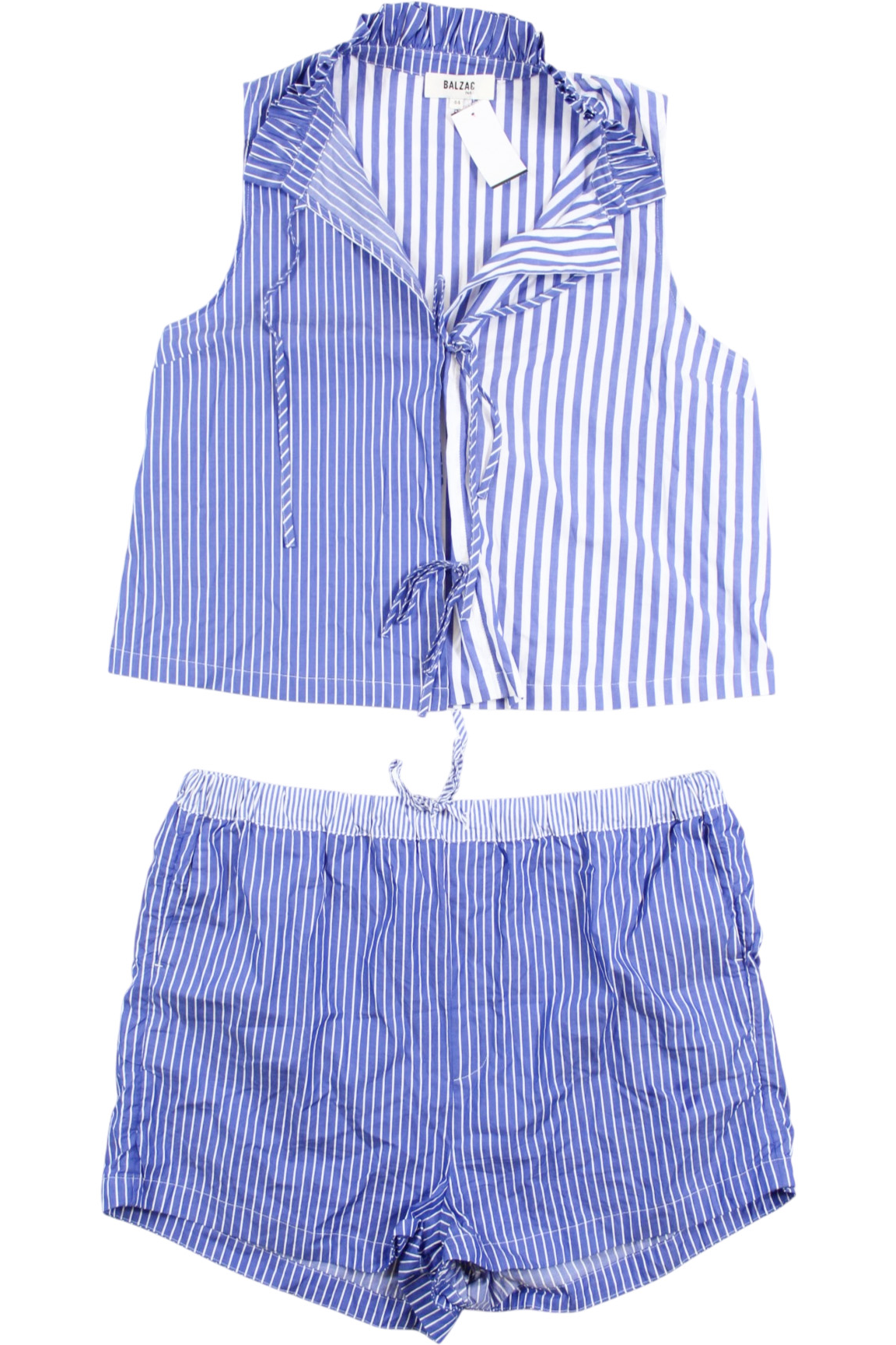 Balzac Paris - Sleeveless Tie Top/Shorts Set