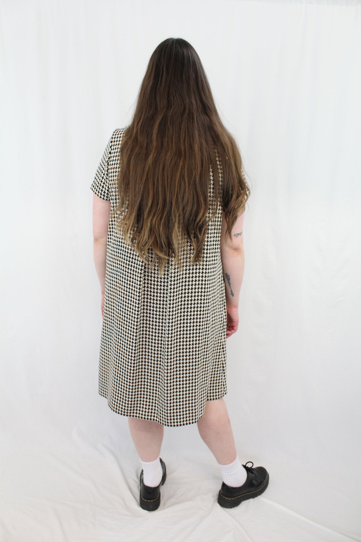 David Pond - Houndstooth Midi Dress
