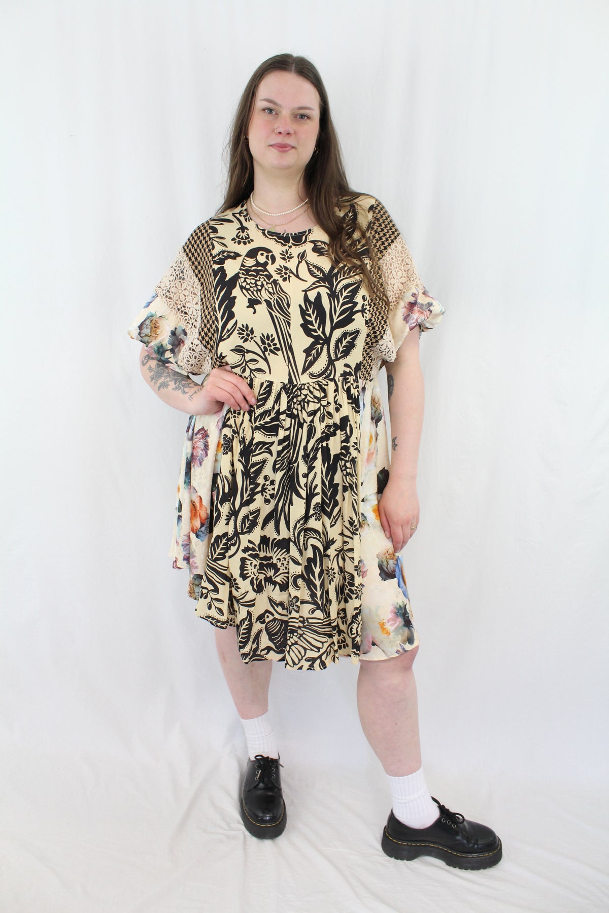 David Pond - Multi Patterned Midi Dress