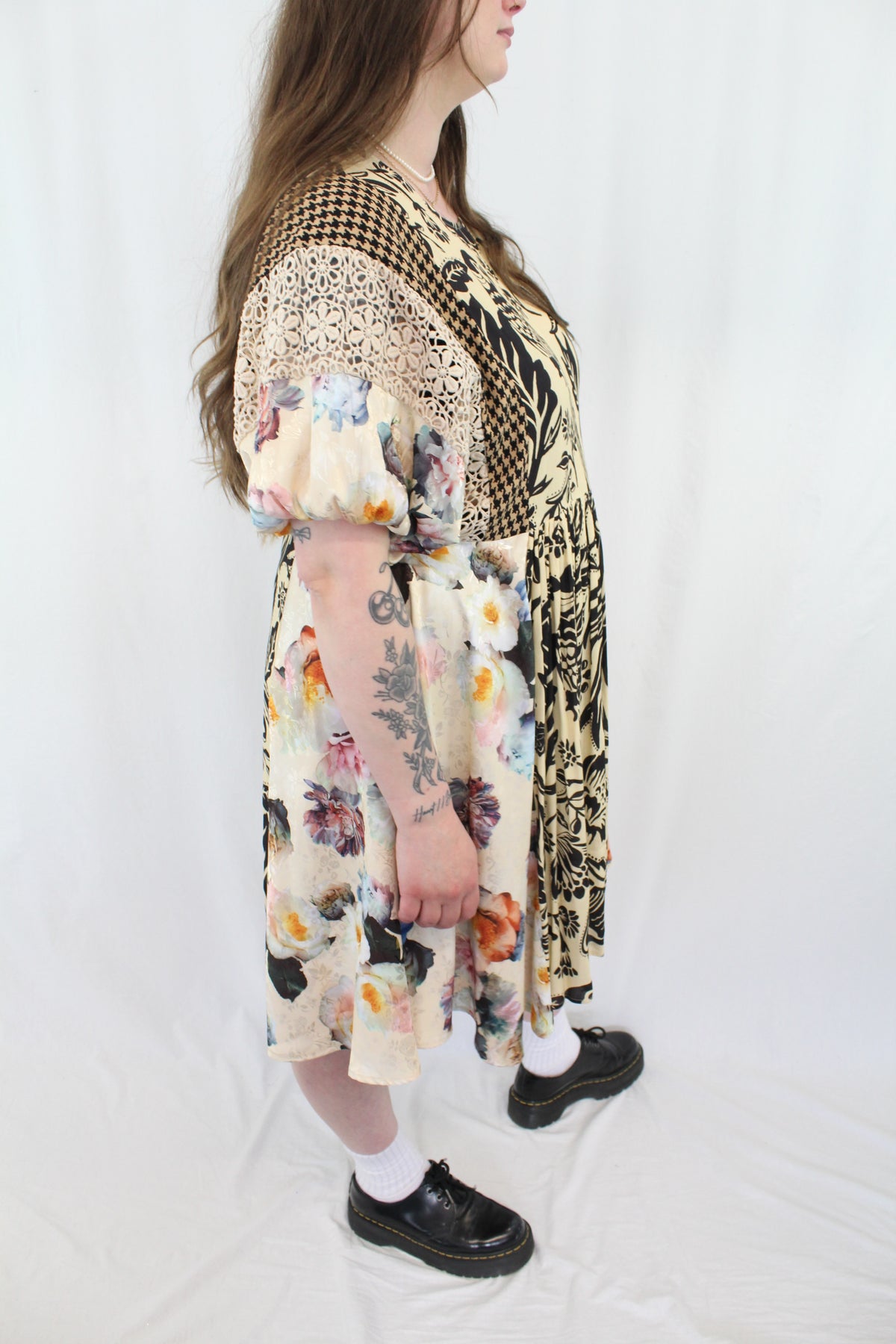 David Pond - Multi Patterned Midi Dress