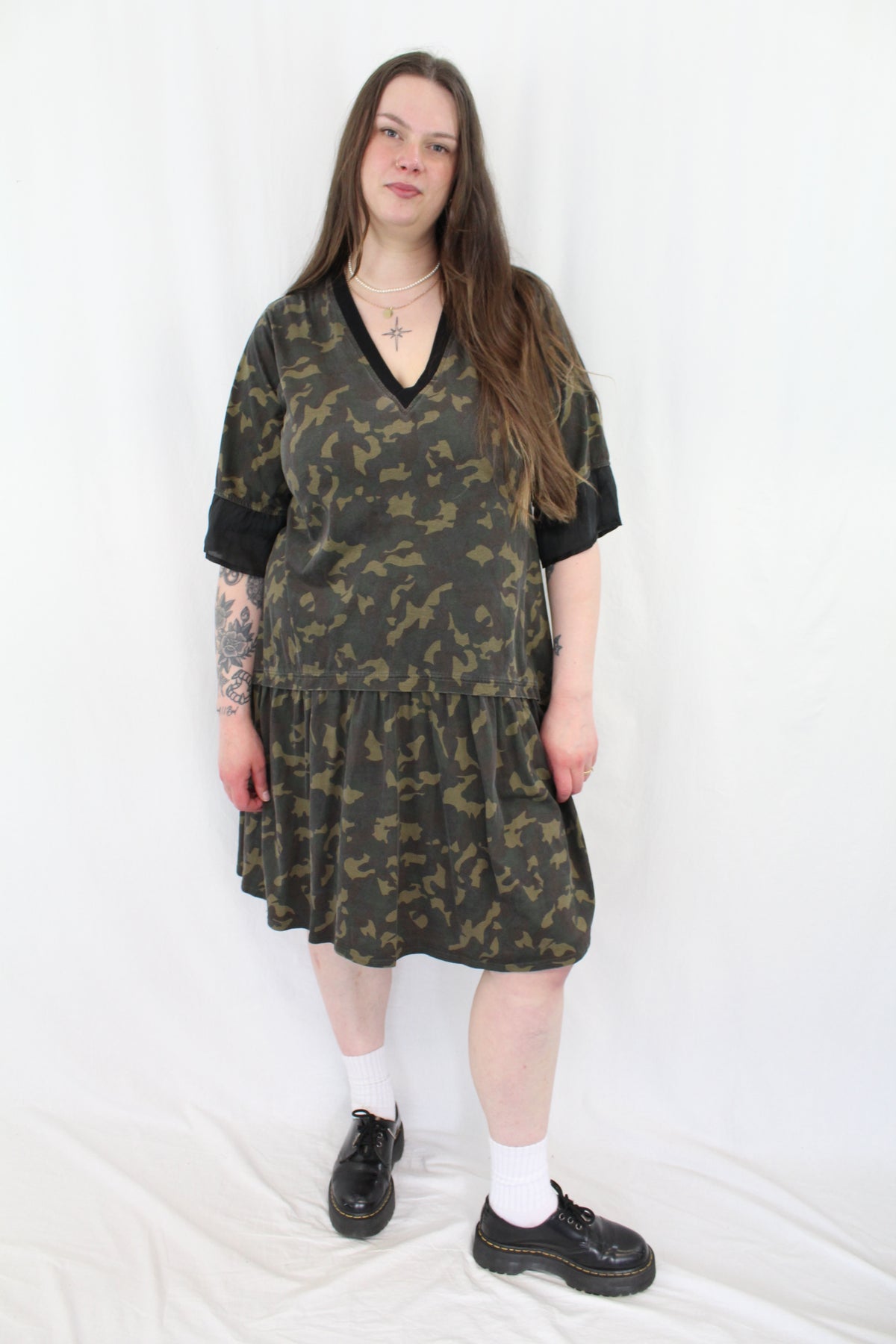 Salasai - Camo Midi Dress