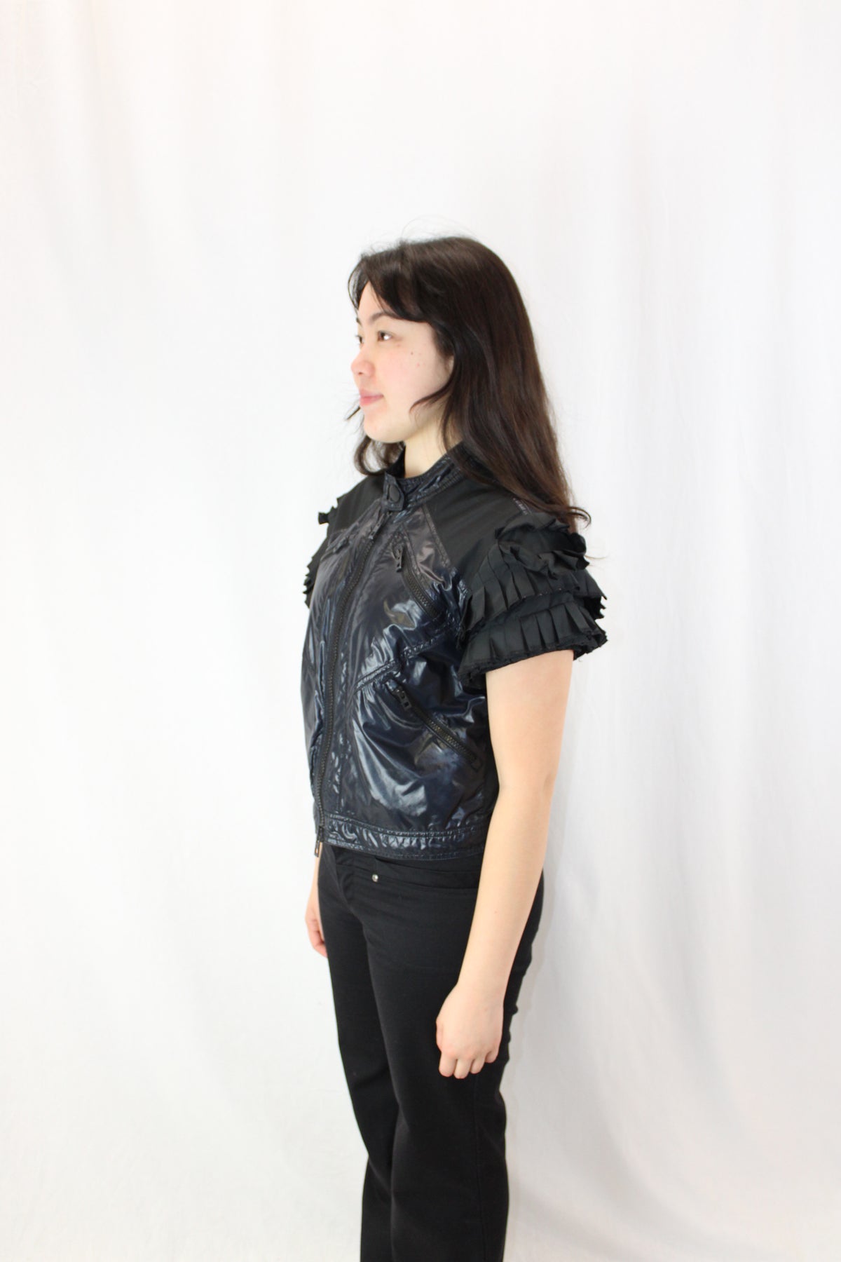 Adidas x Stella McCartney - Crop Ruffle Jacket