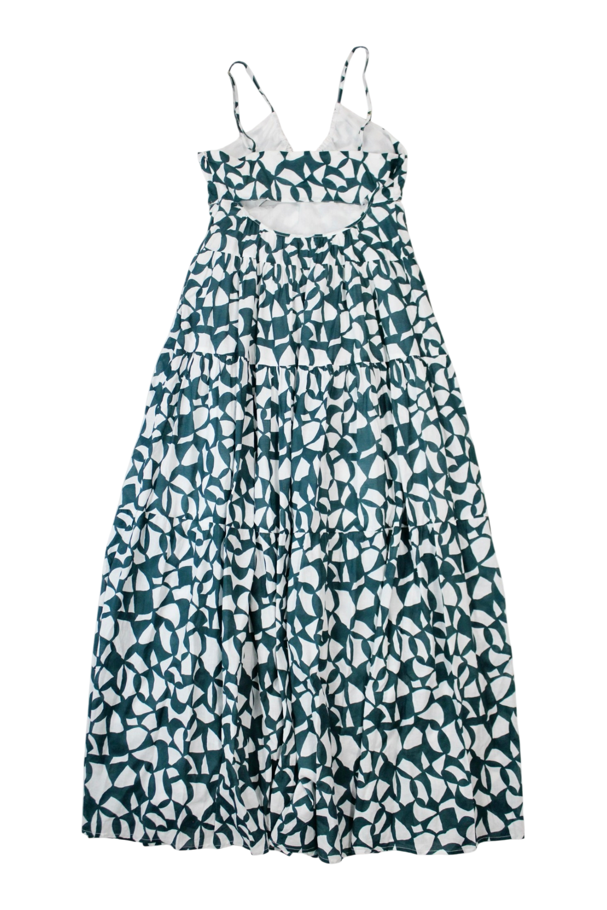 Bird & Knoll - Patterned Cut-Out Dress