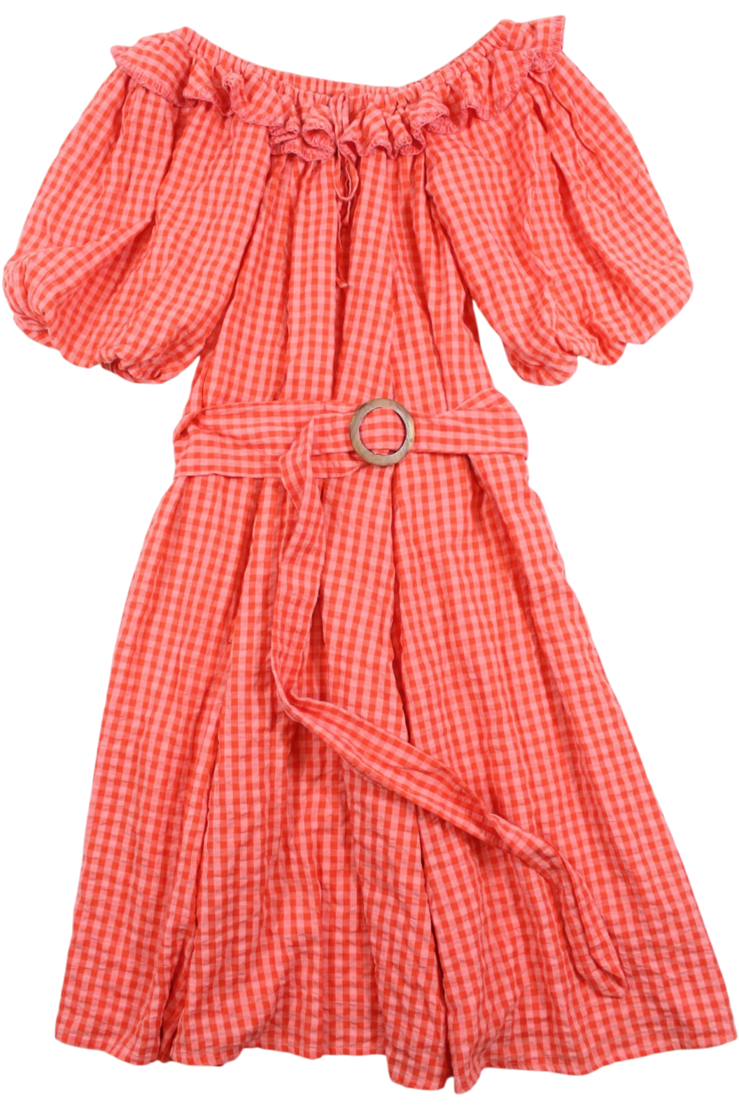 Spell - Gingham Midi Dress