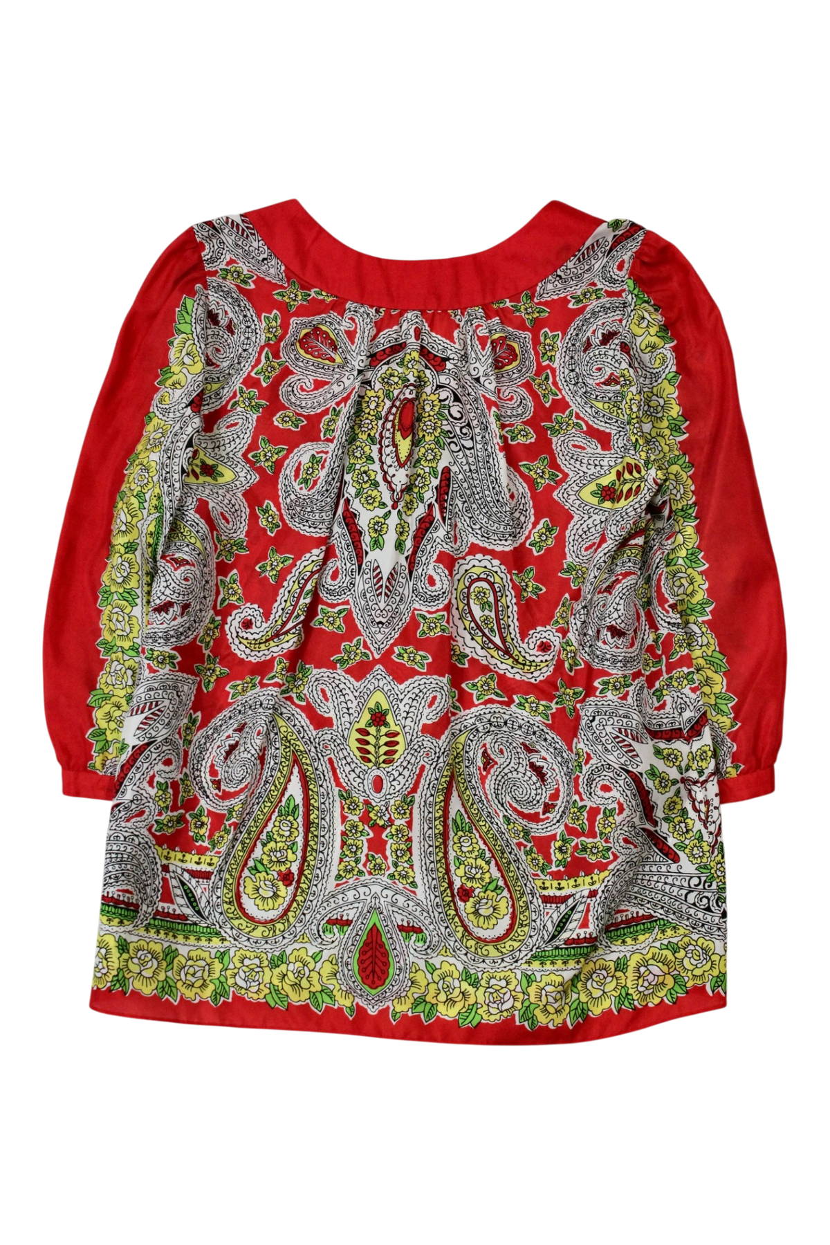Tibi - Patterned Silk Top