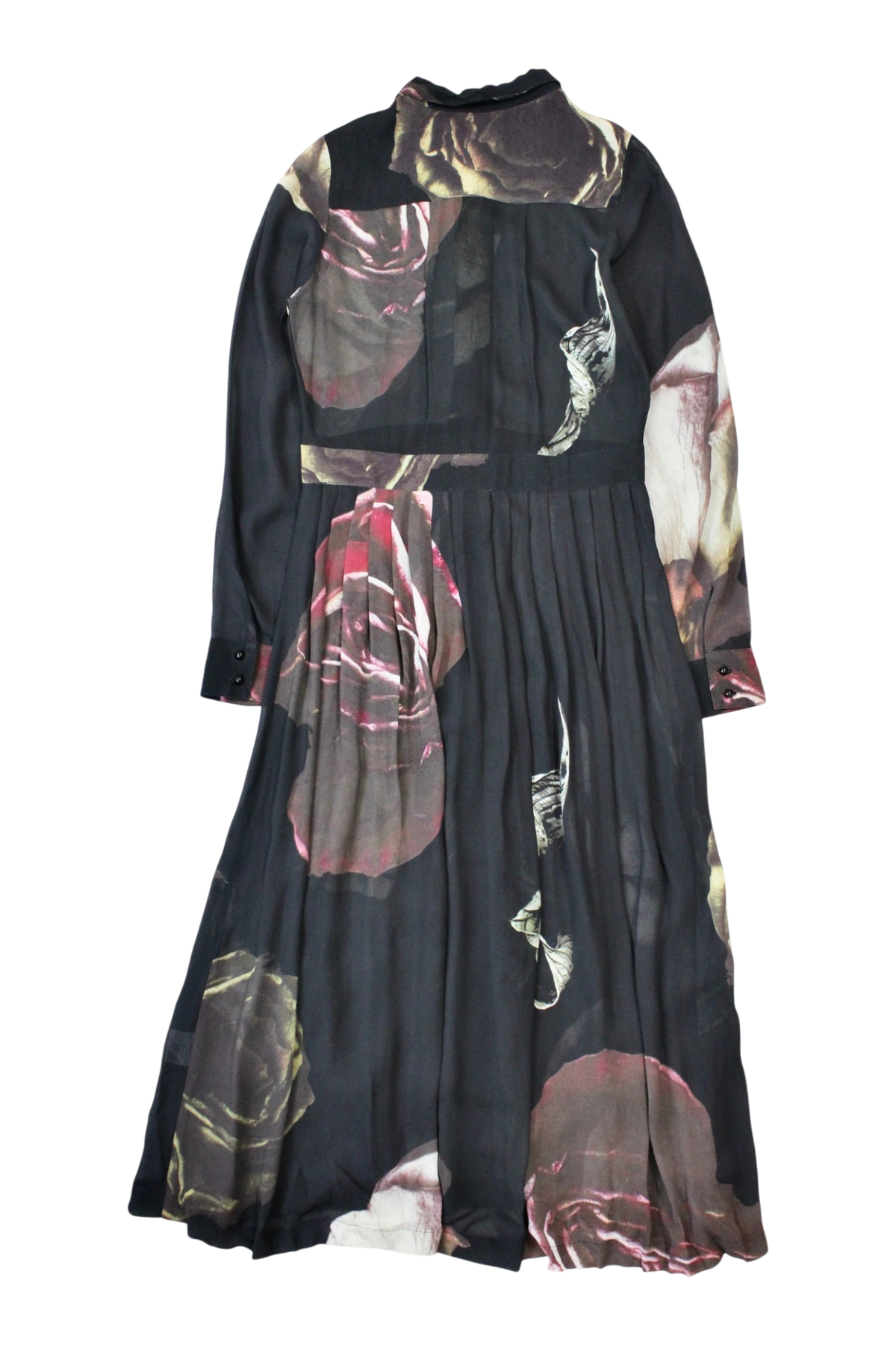 Salasai - Floral Chiffon Midi Dress