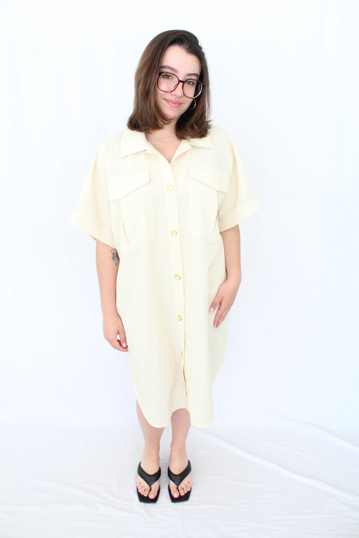 Baum Und Pferdgarten - Textured Shirt Dress