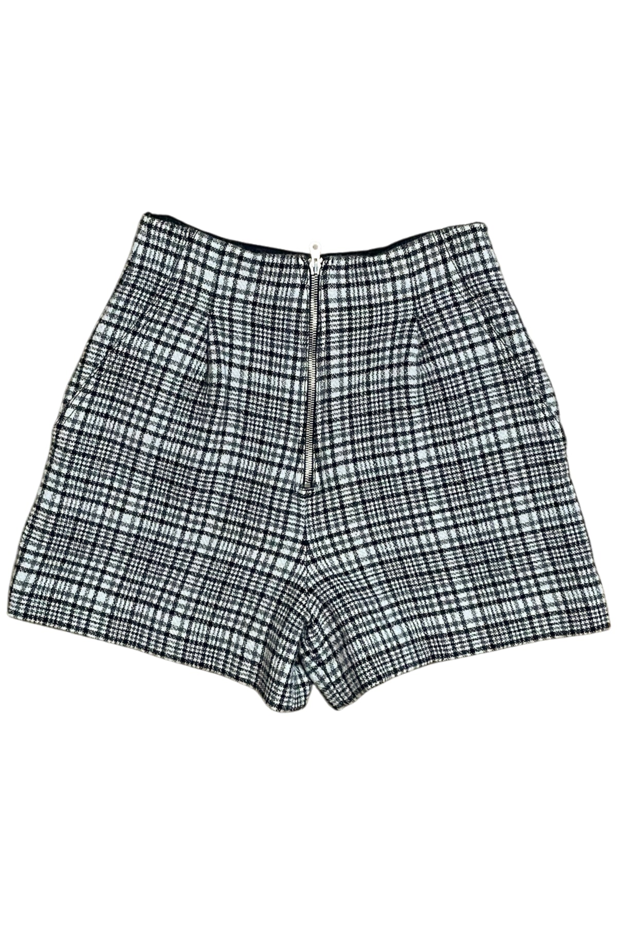 Sandro - High Waisted Zip Front Short
