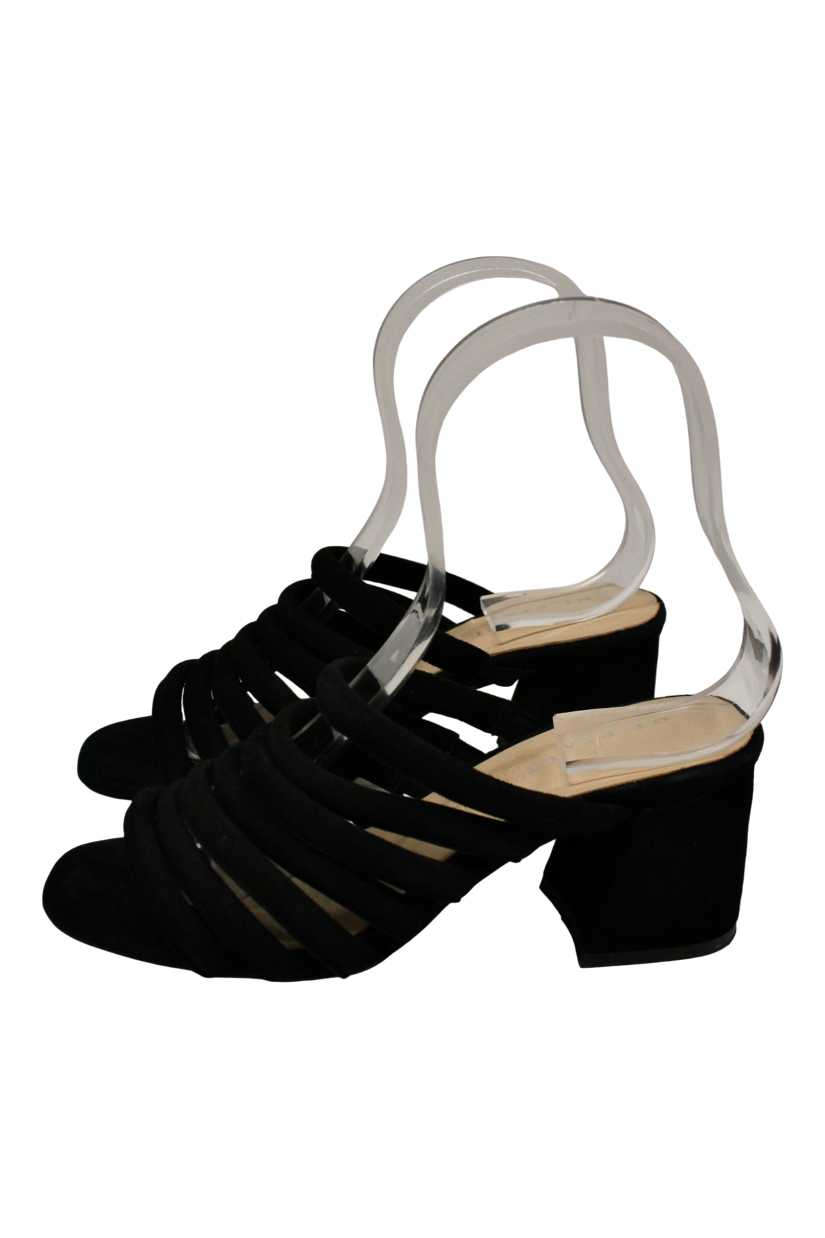 Mi Piaci - Suede Multi-Strap Heels