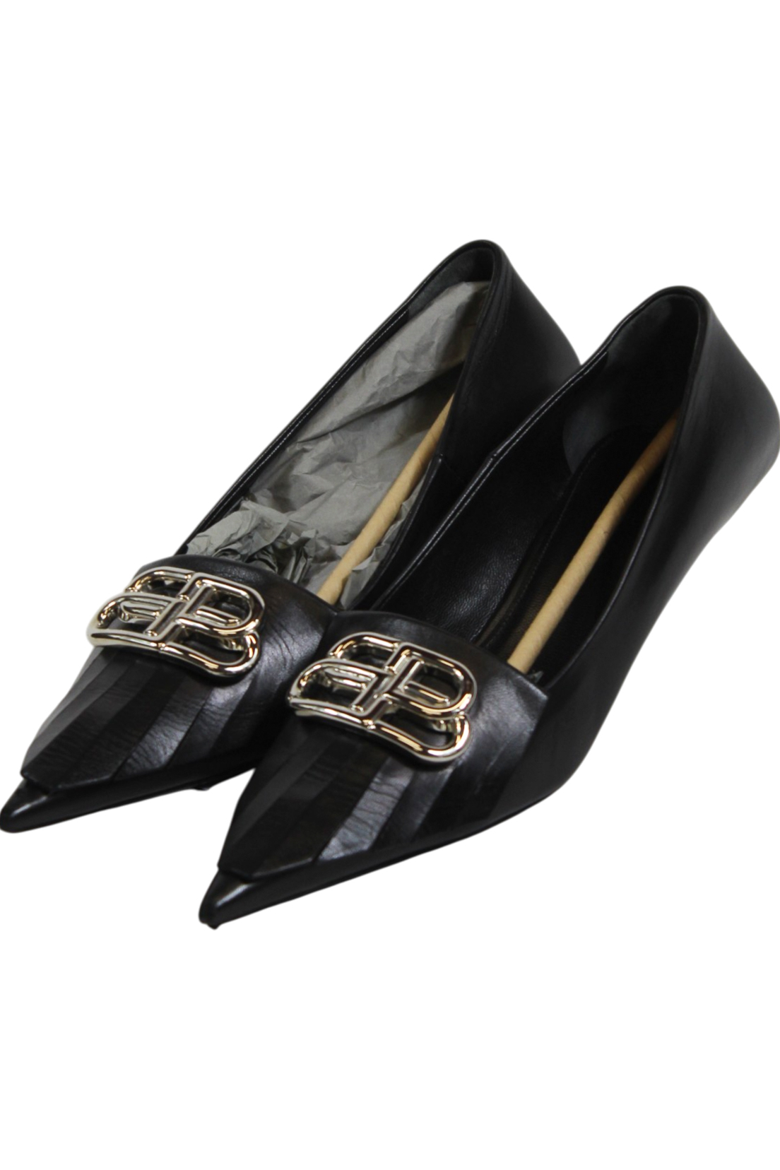 Balenciaga - Leather Fringe Shoes