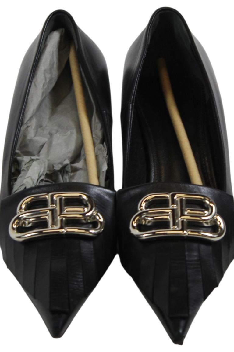 Balenciaga - Leather Fringe Shoes