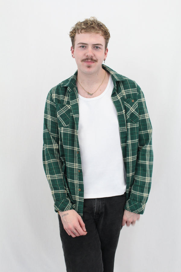Just Another Fisherman - Green Flannel