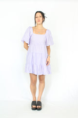 Stories Be Told - Lilac Babydoll Dress