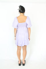 Stories Be Told - Lilac Babydoll Dress