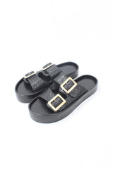 Elk - Woven Buckle Sandals
